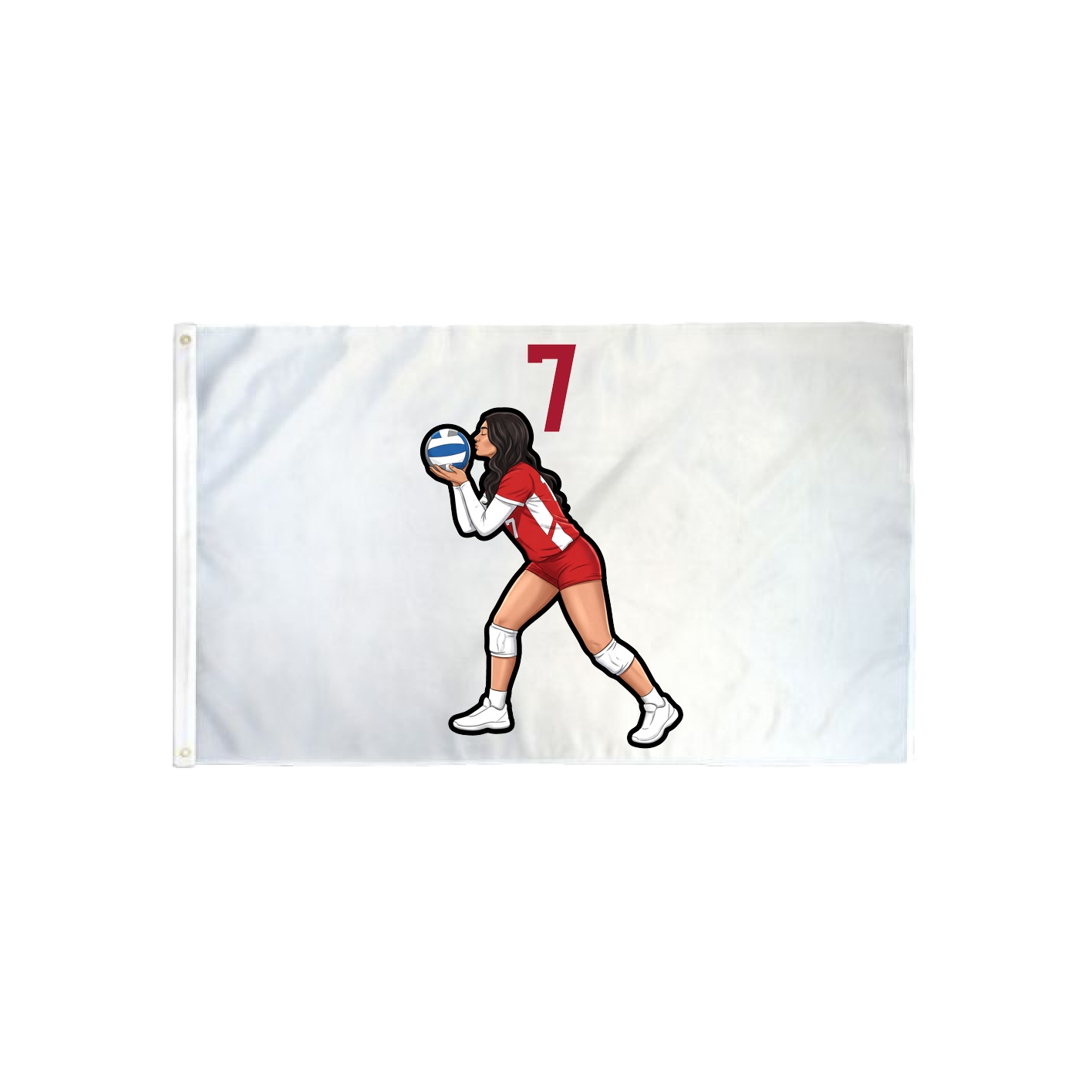 3x5 Flag — Number Top in Classic