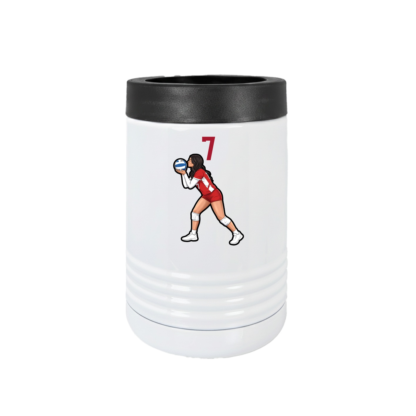 Beverage Holder — Number Top in White