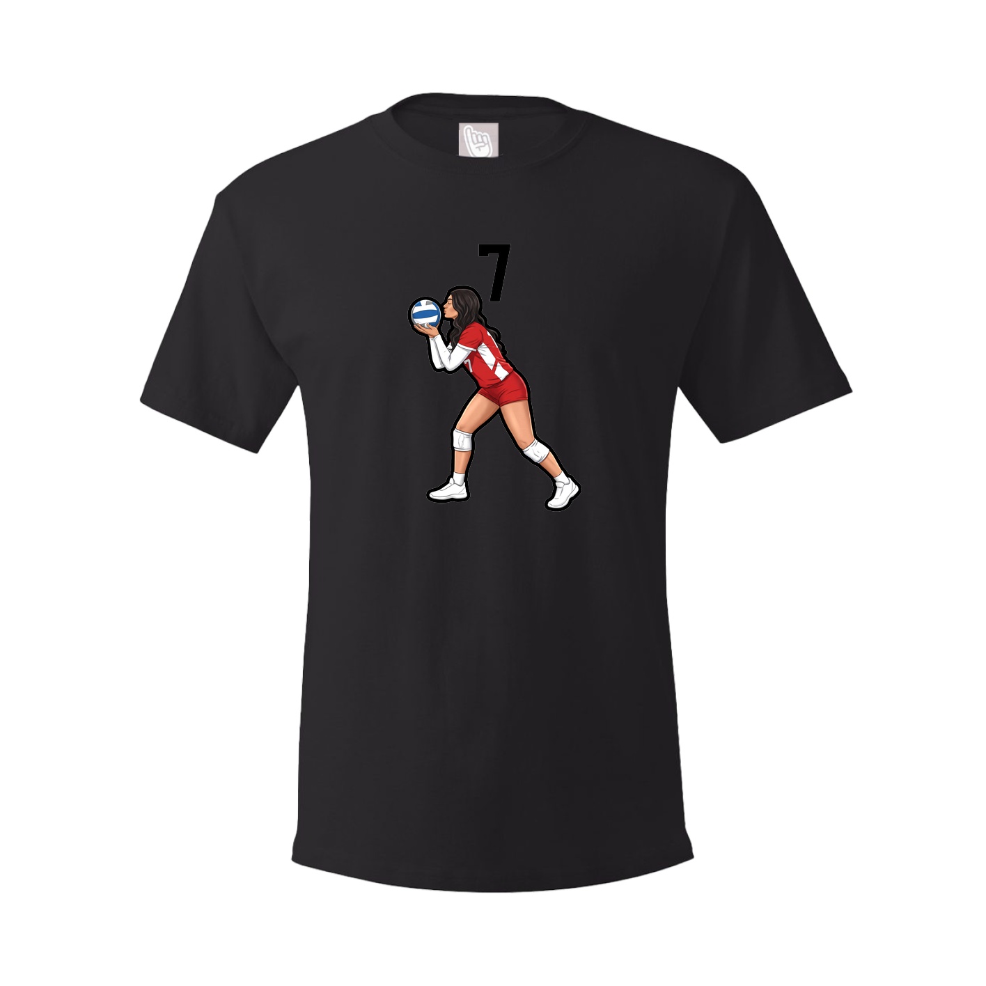 Tee — Number Top in Black