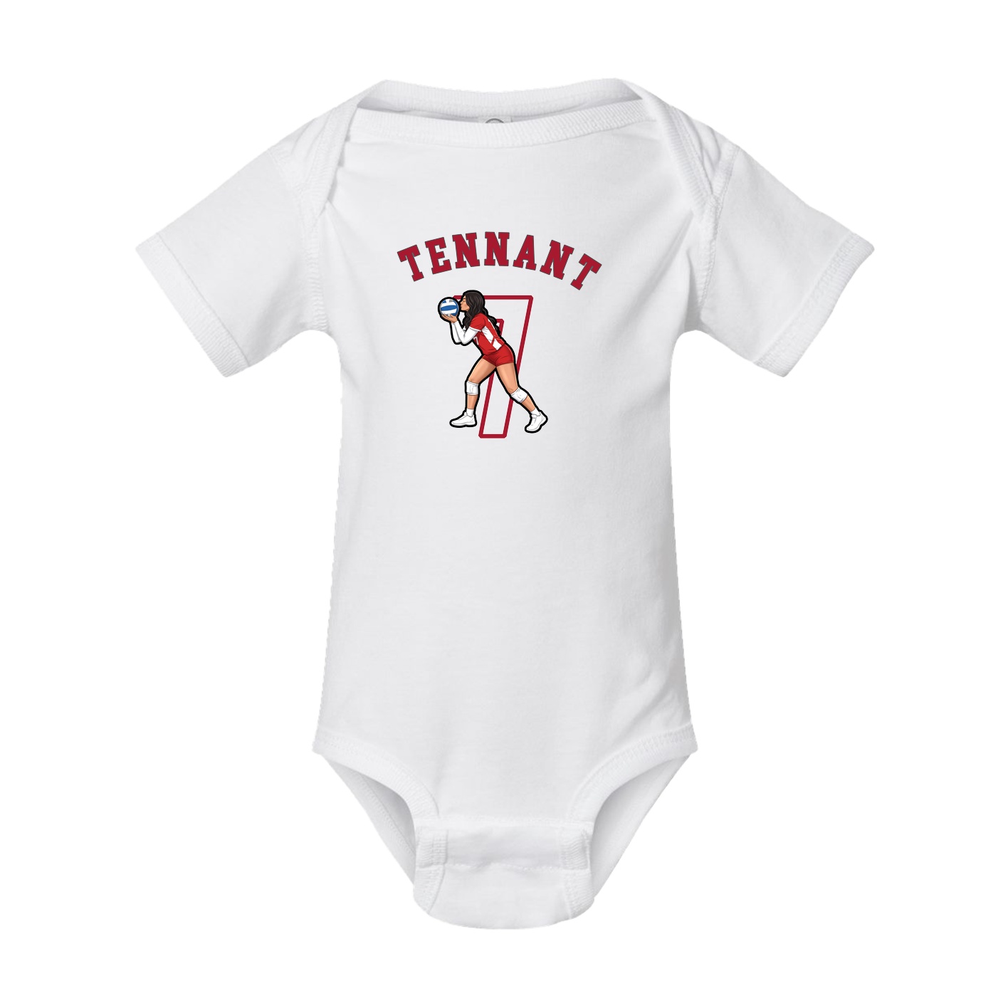 Baby Onesie — Shirsey Arch in White