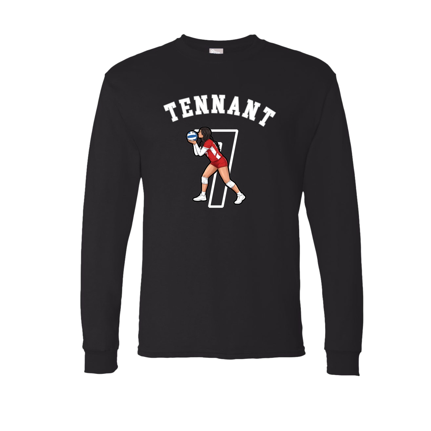 Long Sleeve Tee — Shirsey Arch in Black