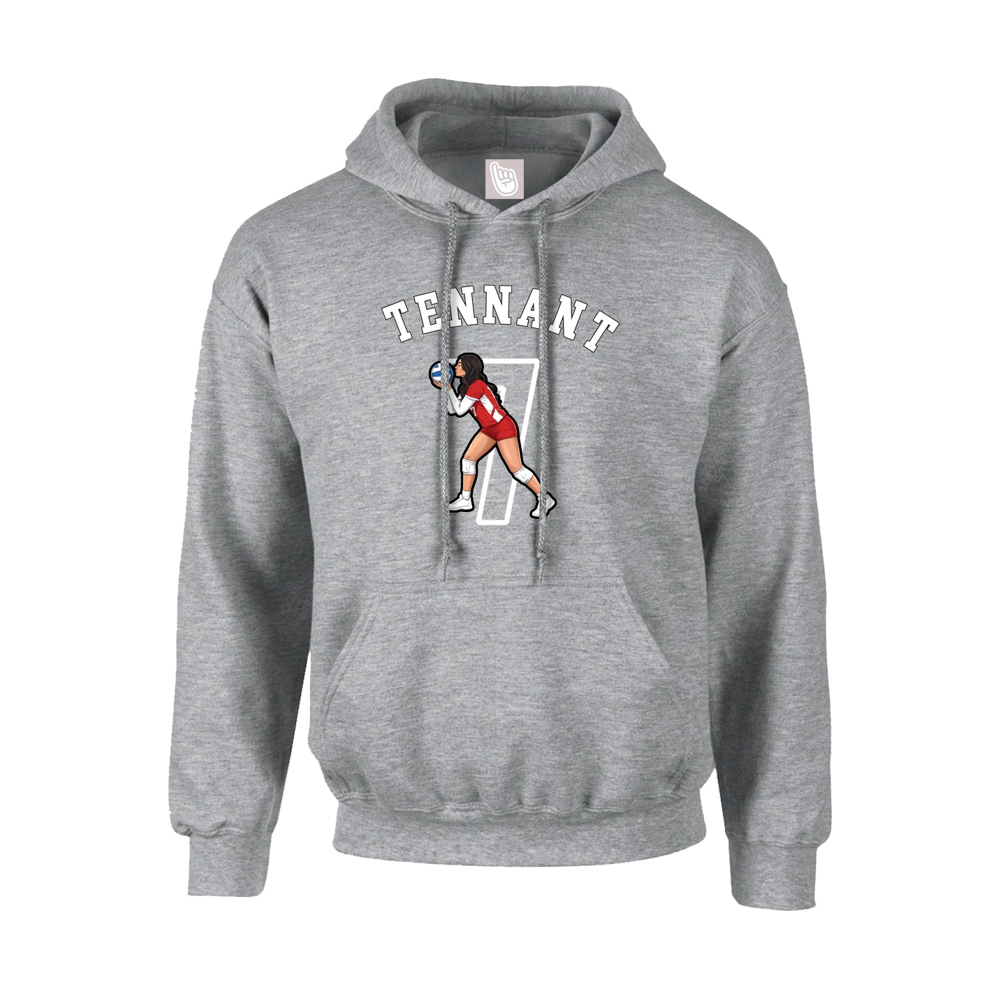 Youth Hoodie — Shirsey Arch in Grey
