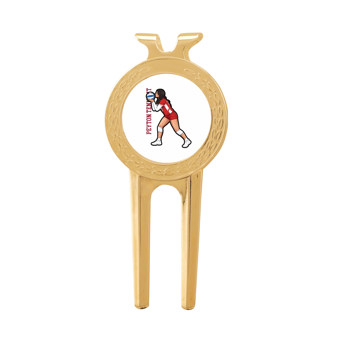 Divot Tool with Ball Marker — Name Vertical in Classic