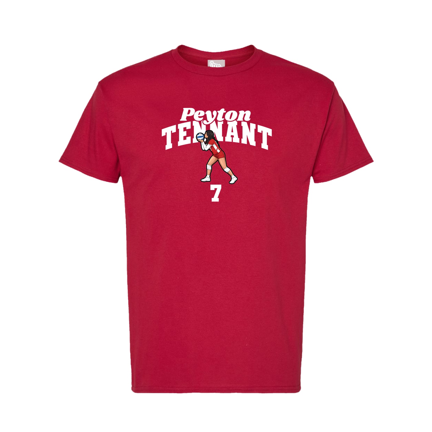Tee — Signature Arch in Crimson