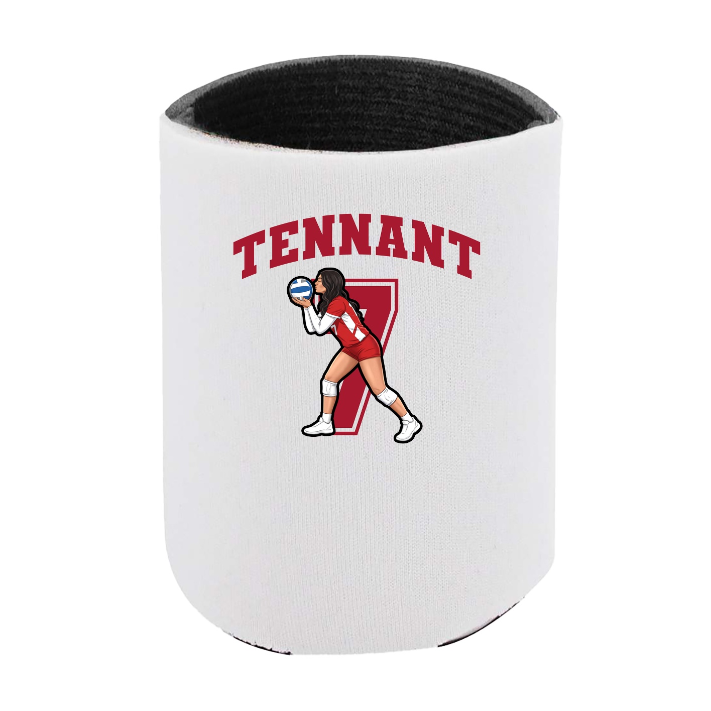 Can Holder — Number in White