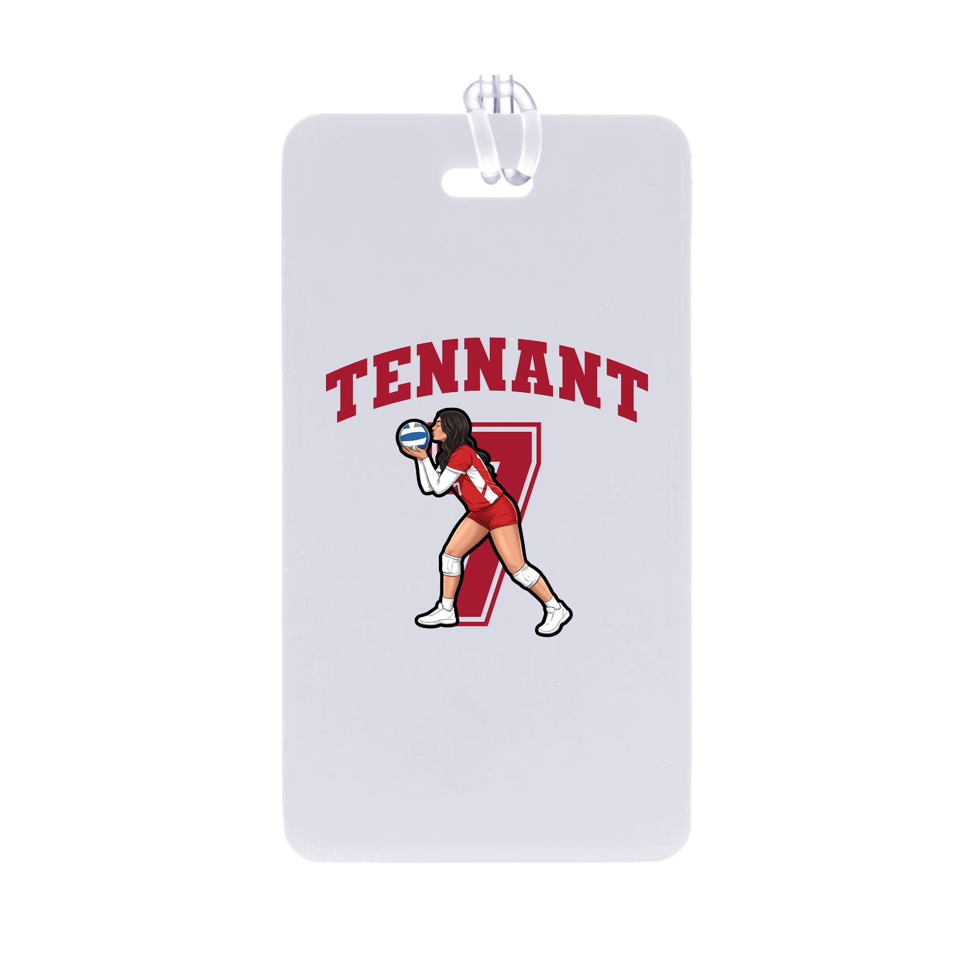 Bag Tag — Number in Classic
