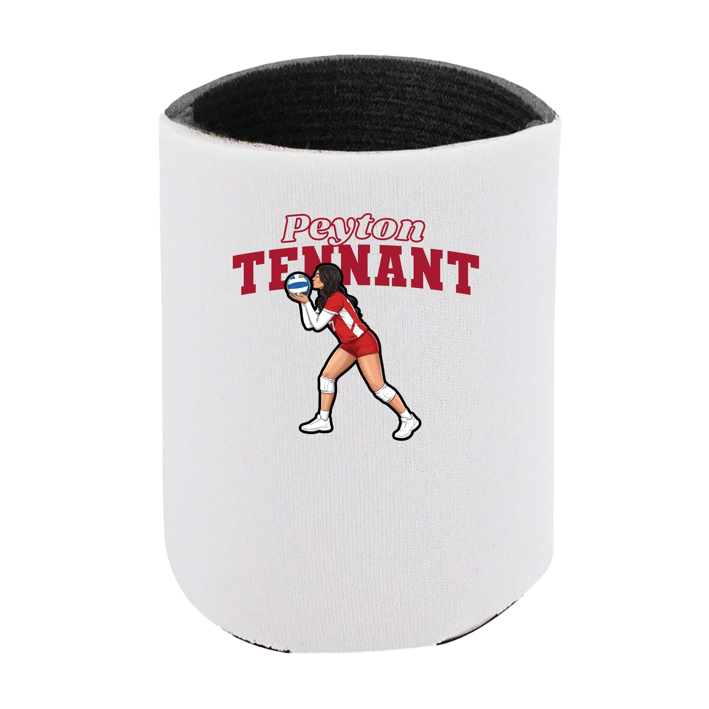 Can Holder — Name Arch in White