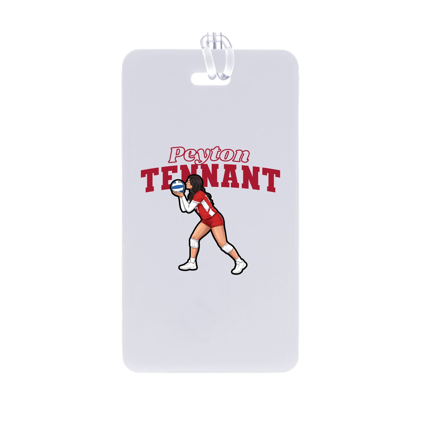 Bag Tag — Name Arch in Classic