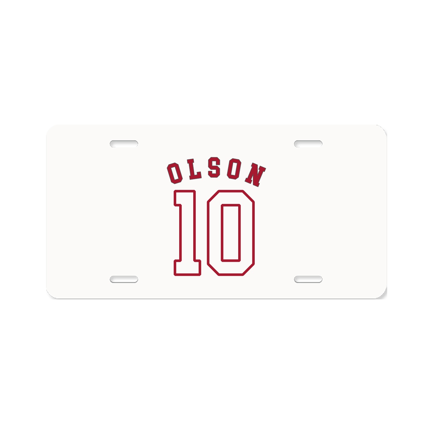 License Plate — Shirsey Arch in Classic