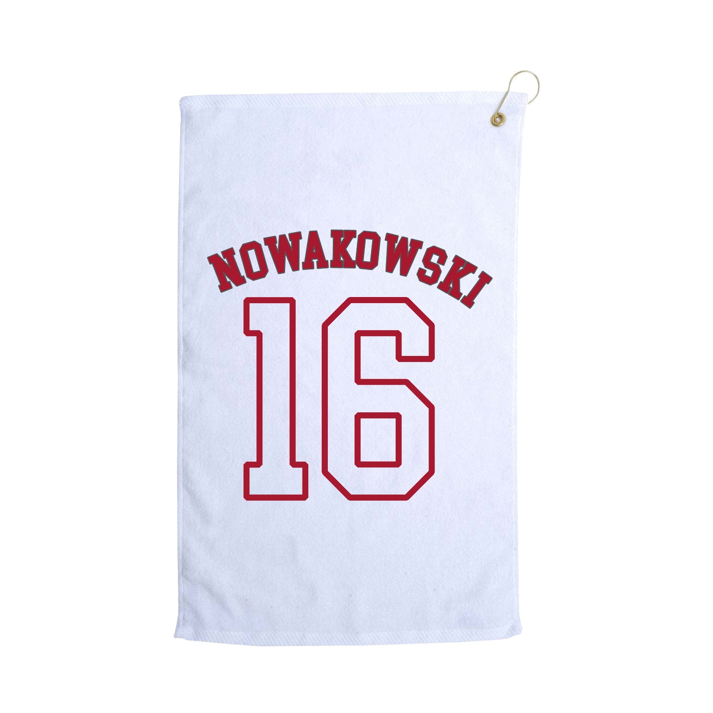 Golf Towel — Shirsey Arch in White