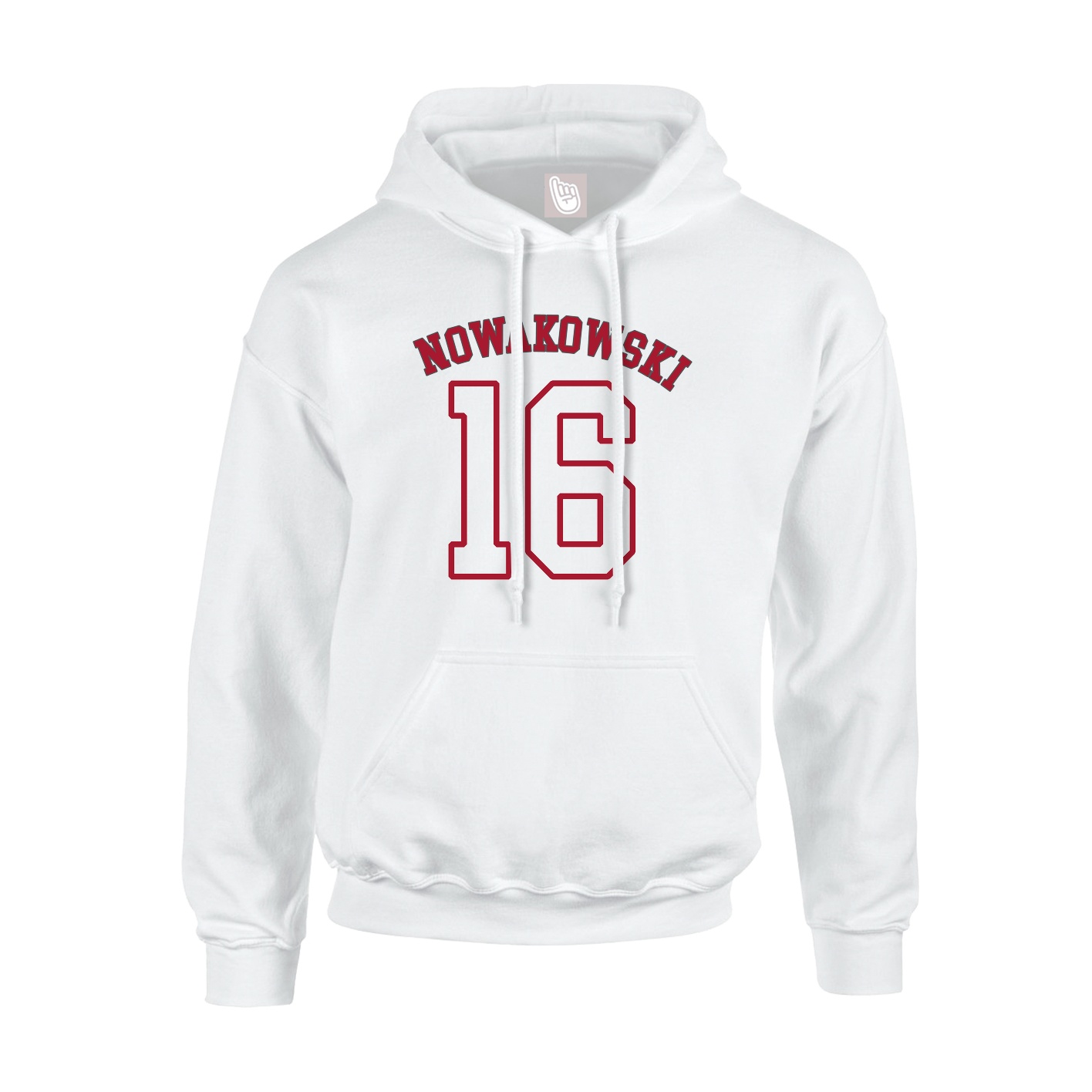 Hoodie — Shirsey Arch in White