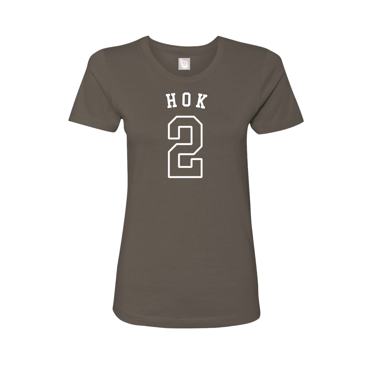 Fitted Women's Tee — Shirsey Arch in Grey