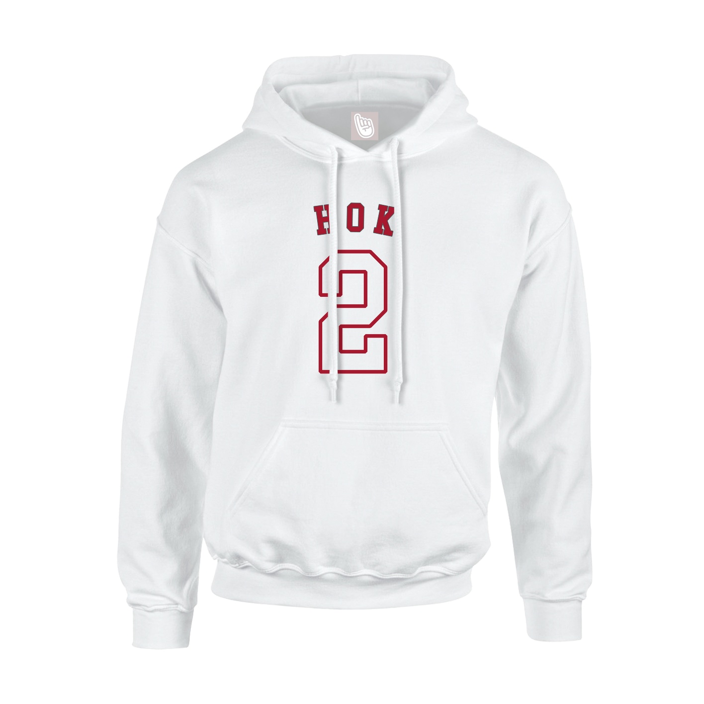 Youth Hoodie — Shirsey Arch in White
