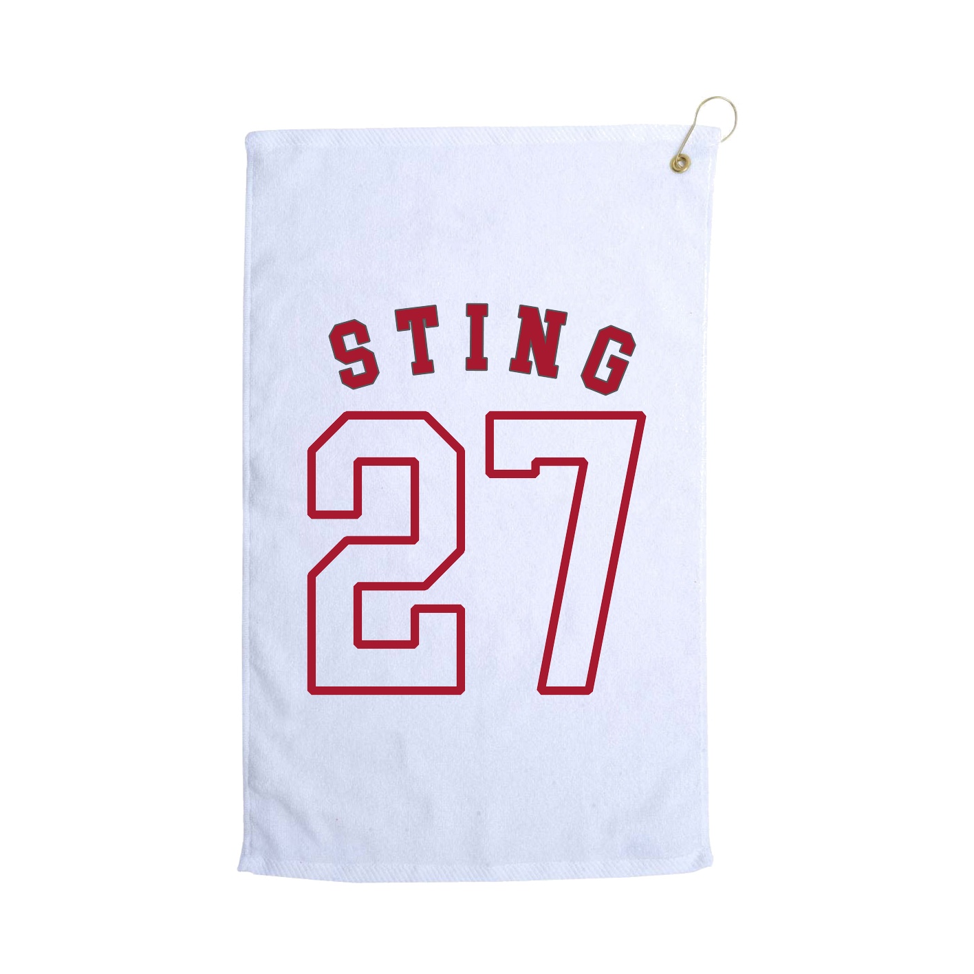 Golf Towel — Shirsey Arch in White