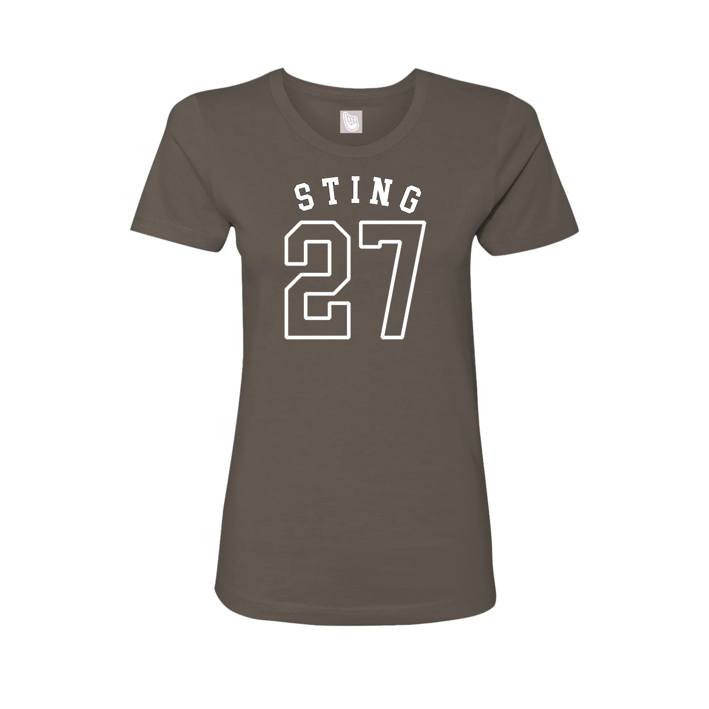 Fitted Women's Tee — Shirsey Arch in Grey