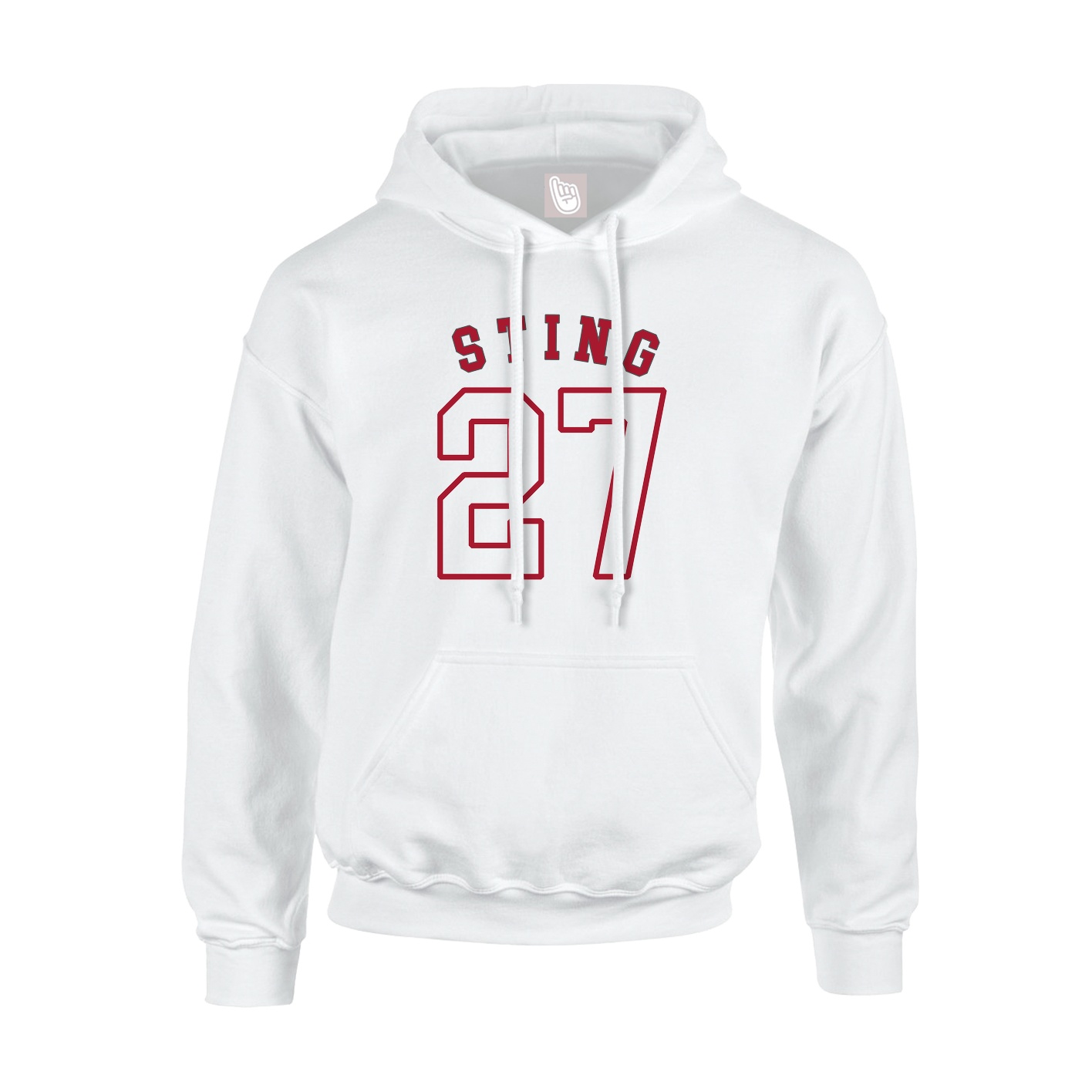 Hoodie — Shirsey Arch in White