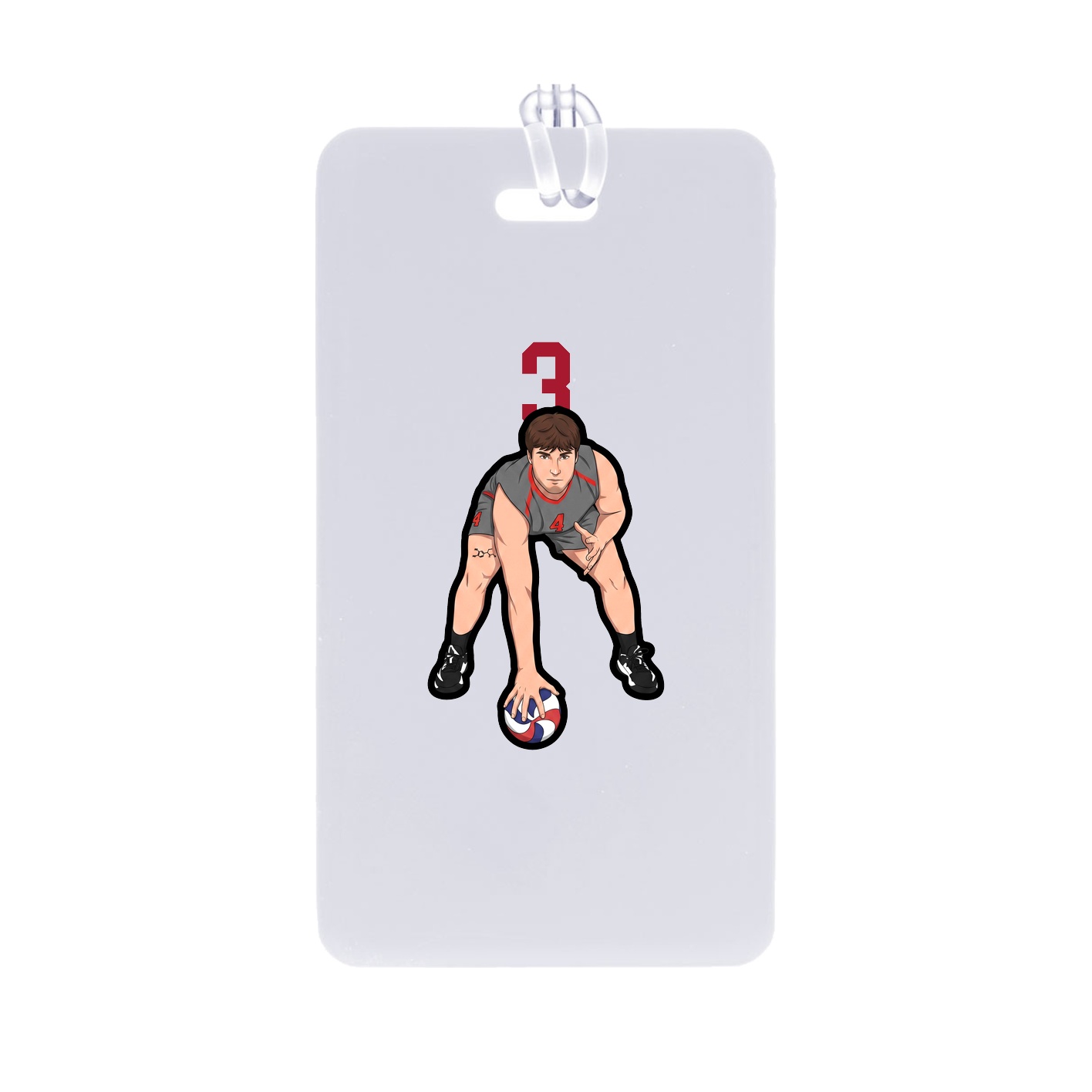 Bag Tag — Number Top in Classic