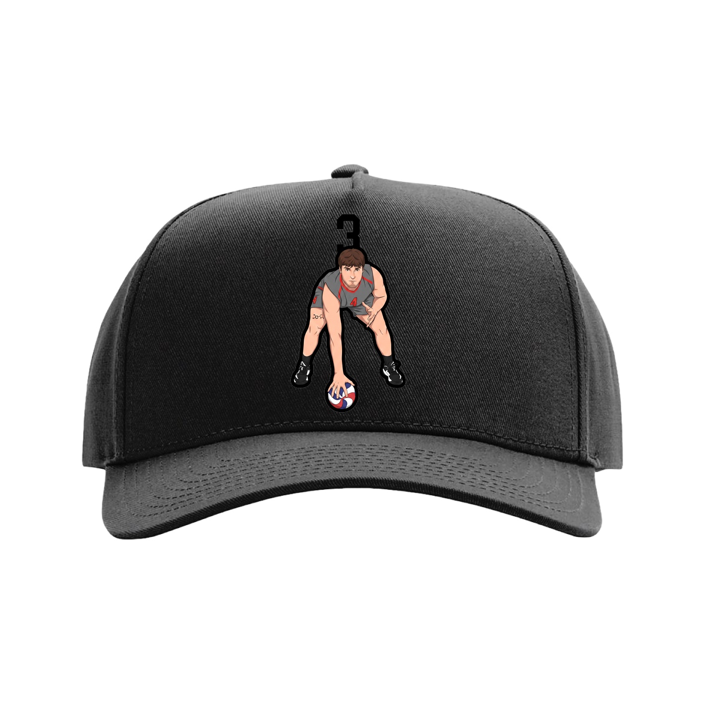 Full Fabric Five-Panel Champ Cap