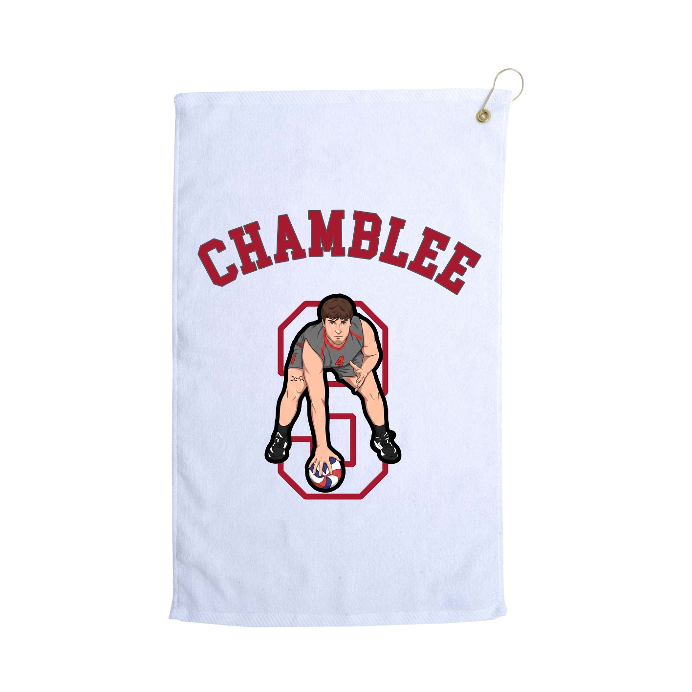 Golf Towel — Shirsey Arch in White
