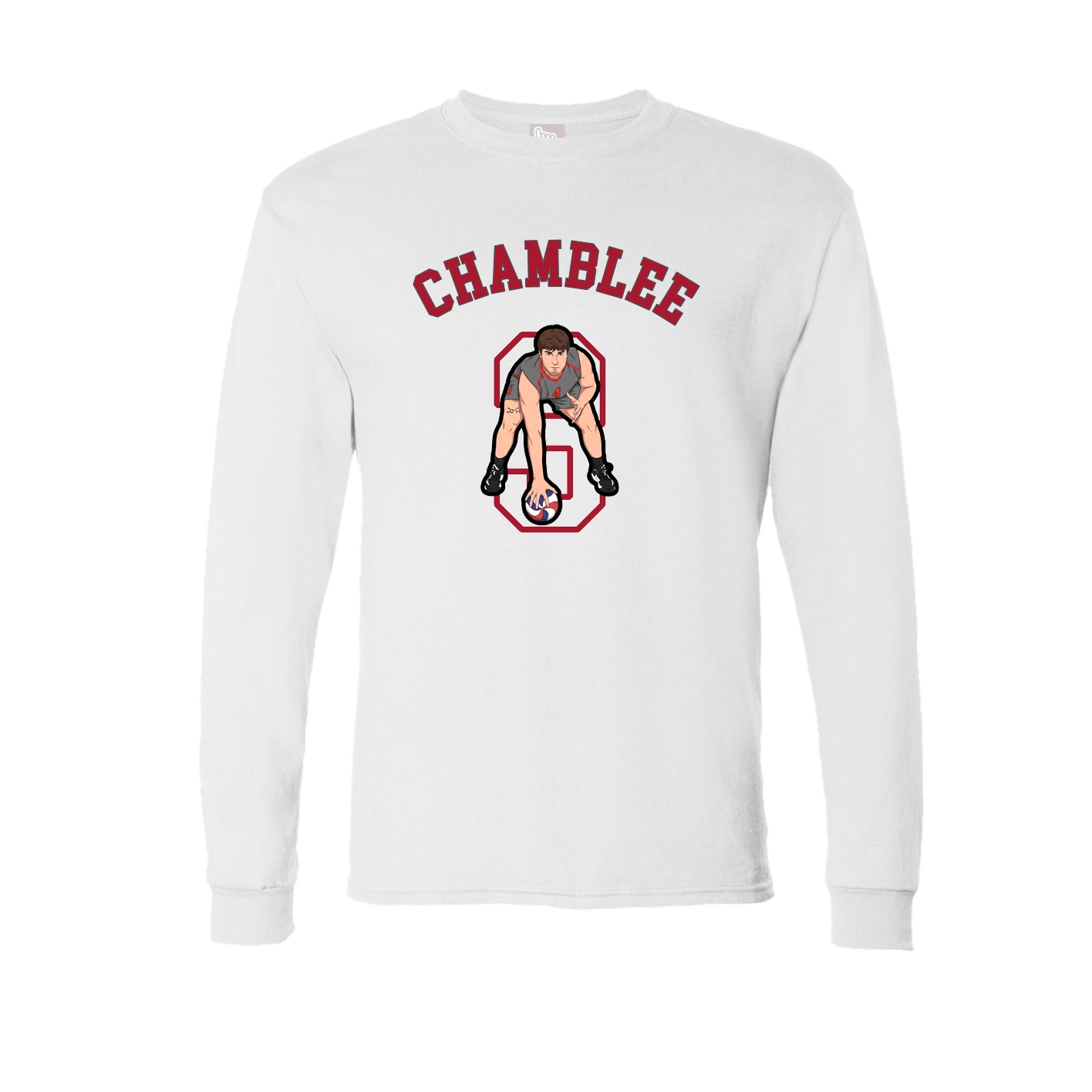 Long Sleeve Tee — Shirsey Arch in White