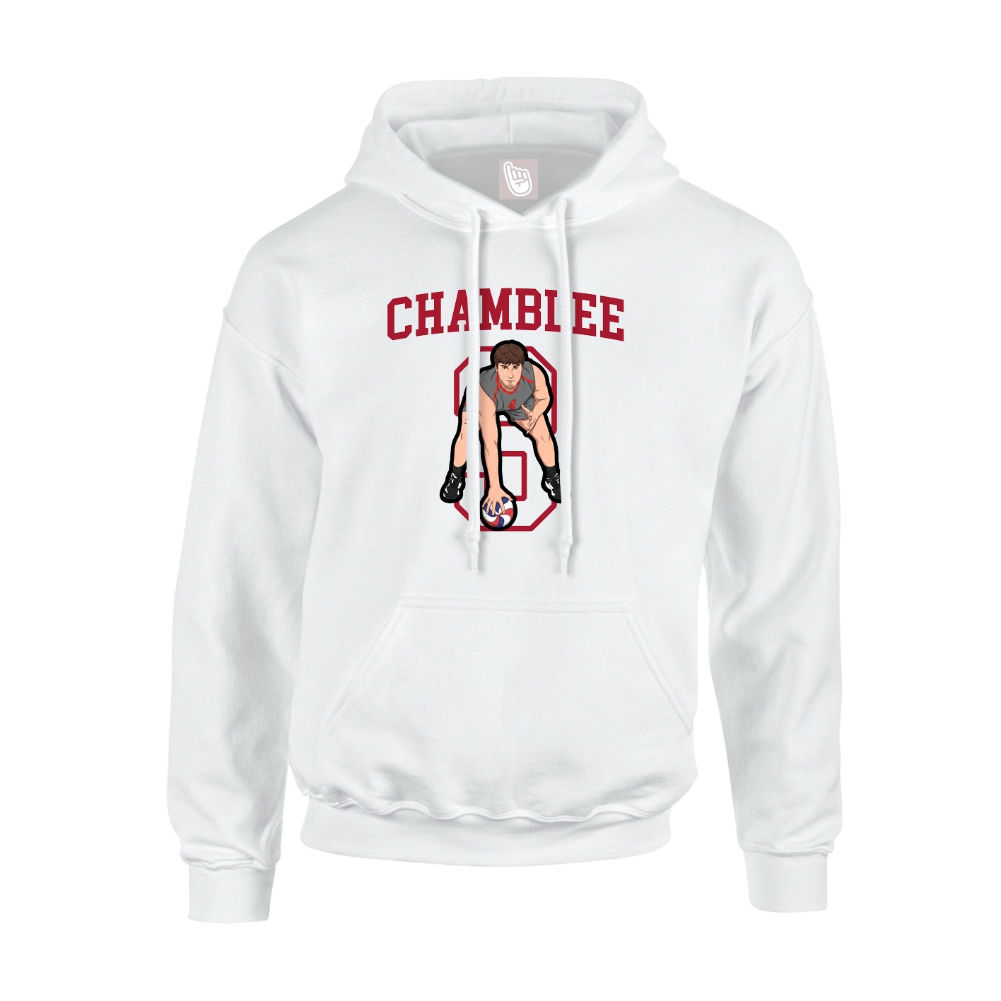 Hoodie — Shirsey in White