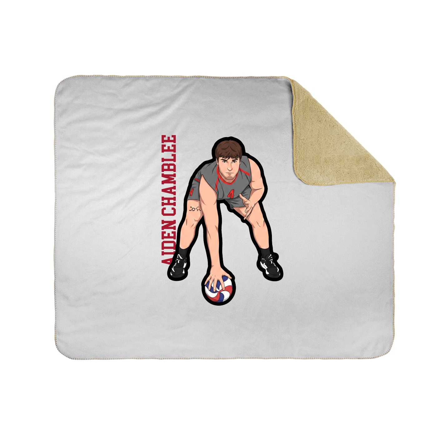 50x60 Sherpa Lined Throw Blanket