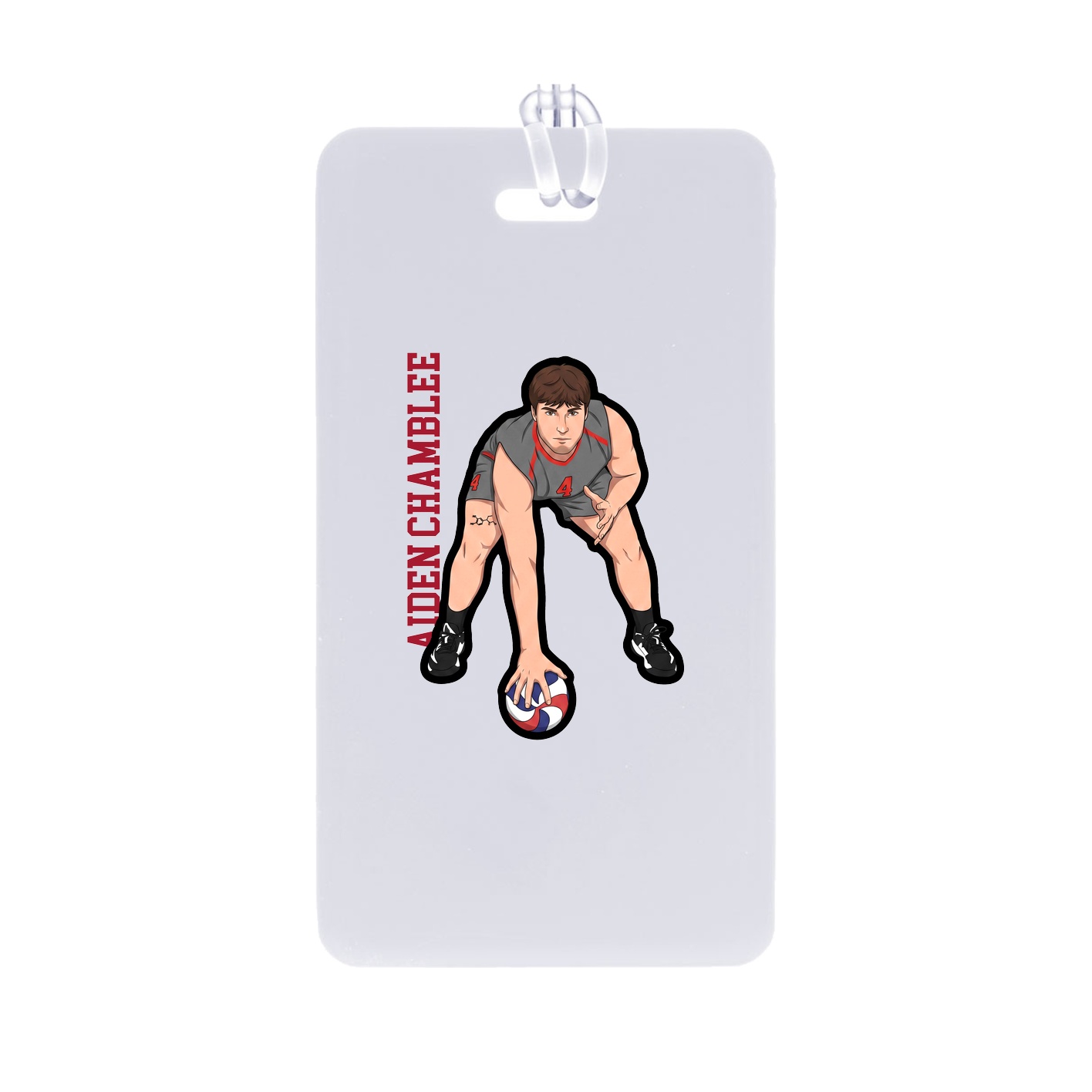 Bag Tag — Name Vertical in Classic