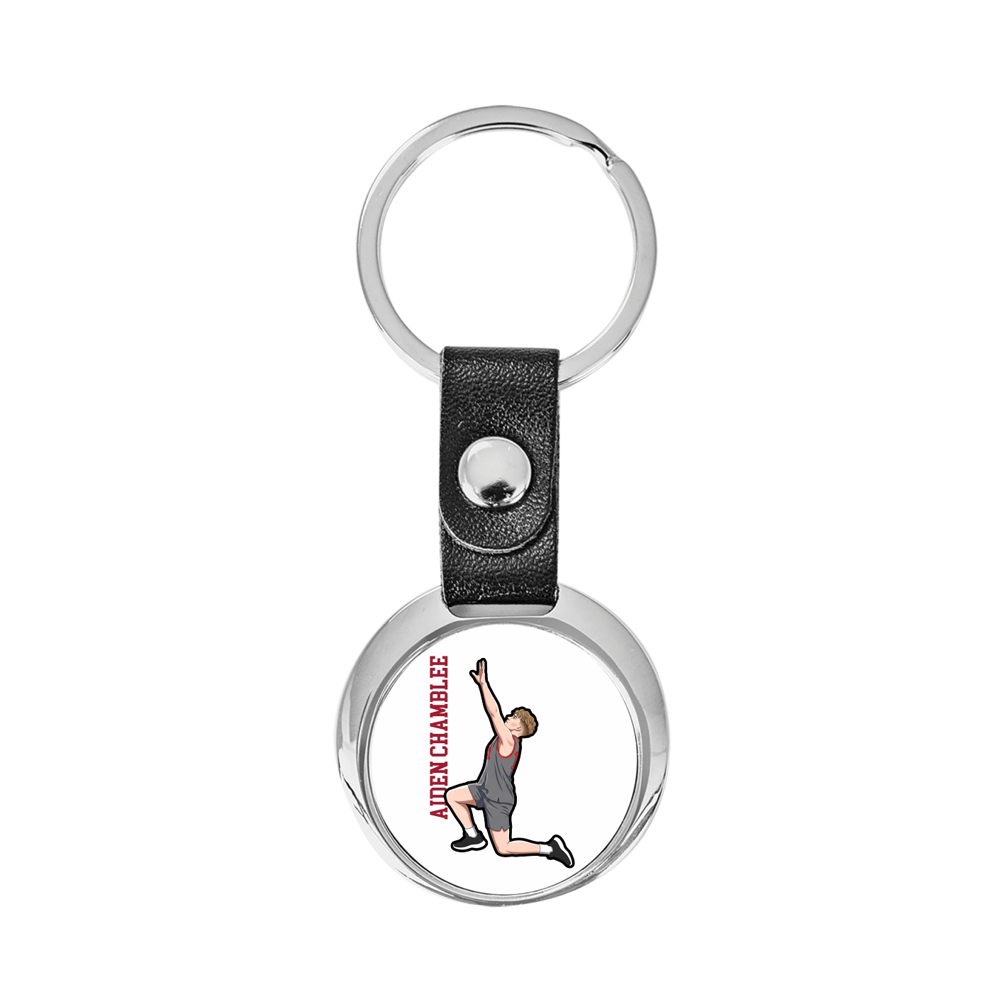 Key Chain — Name Vertical in Classic