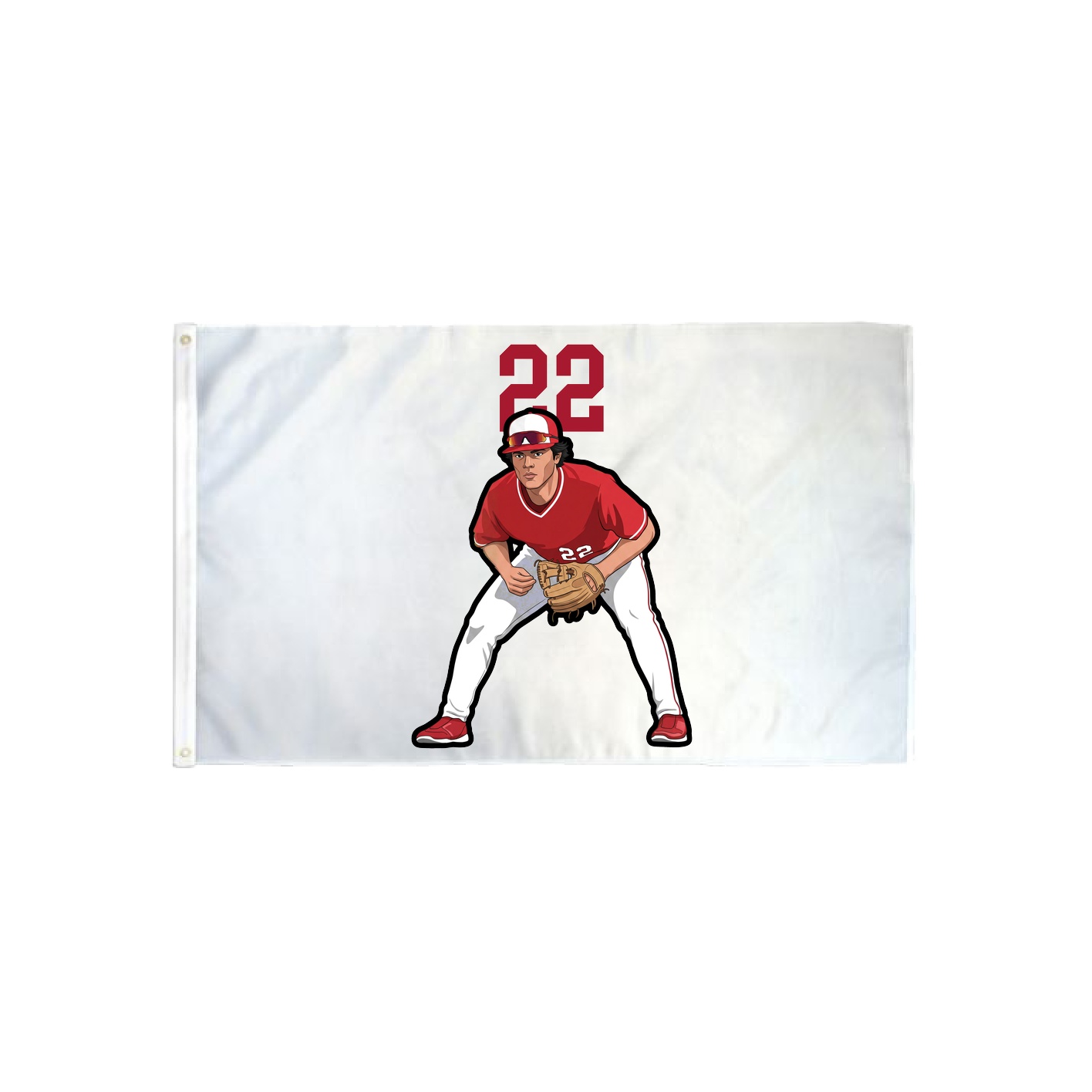 3x5 Flag — Number Top in Classic
