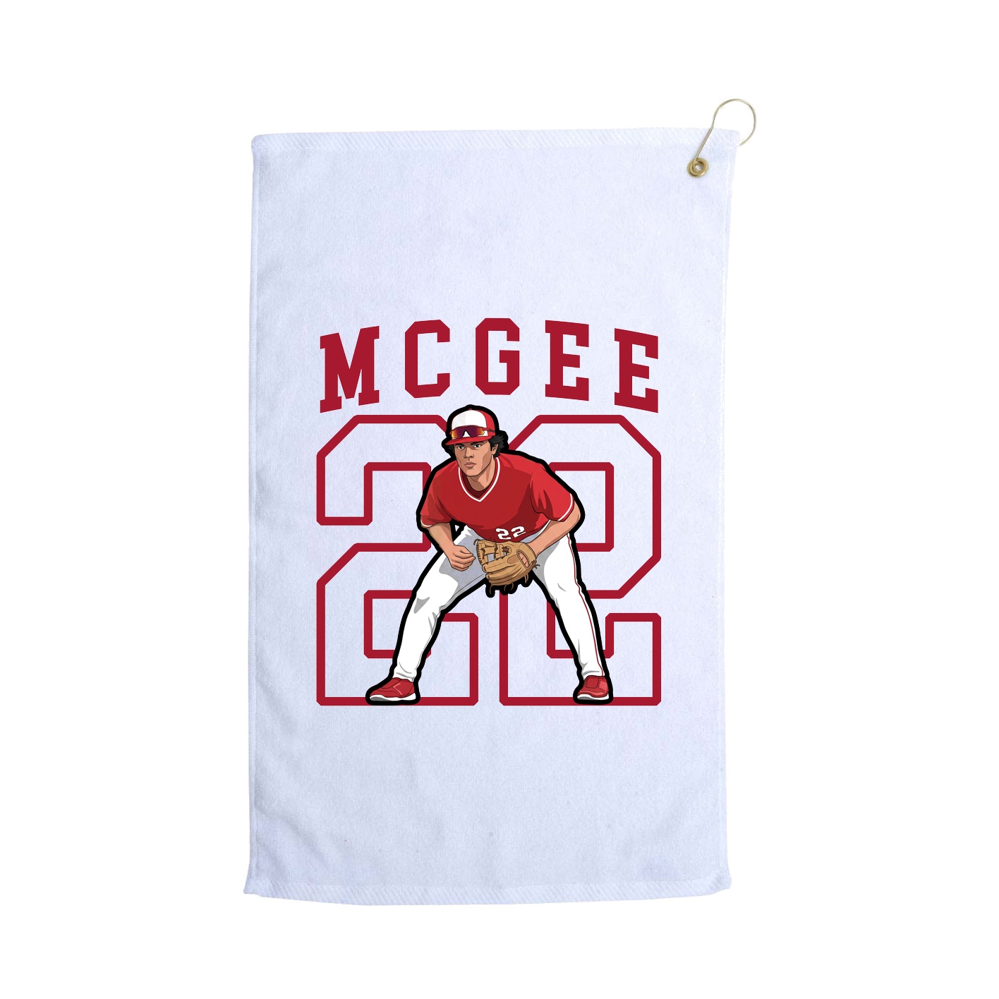 Golf Towel — Shirsey in White