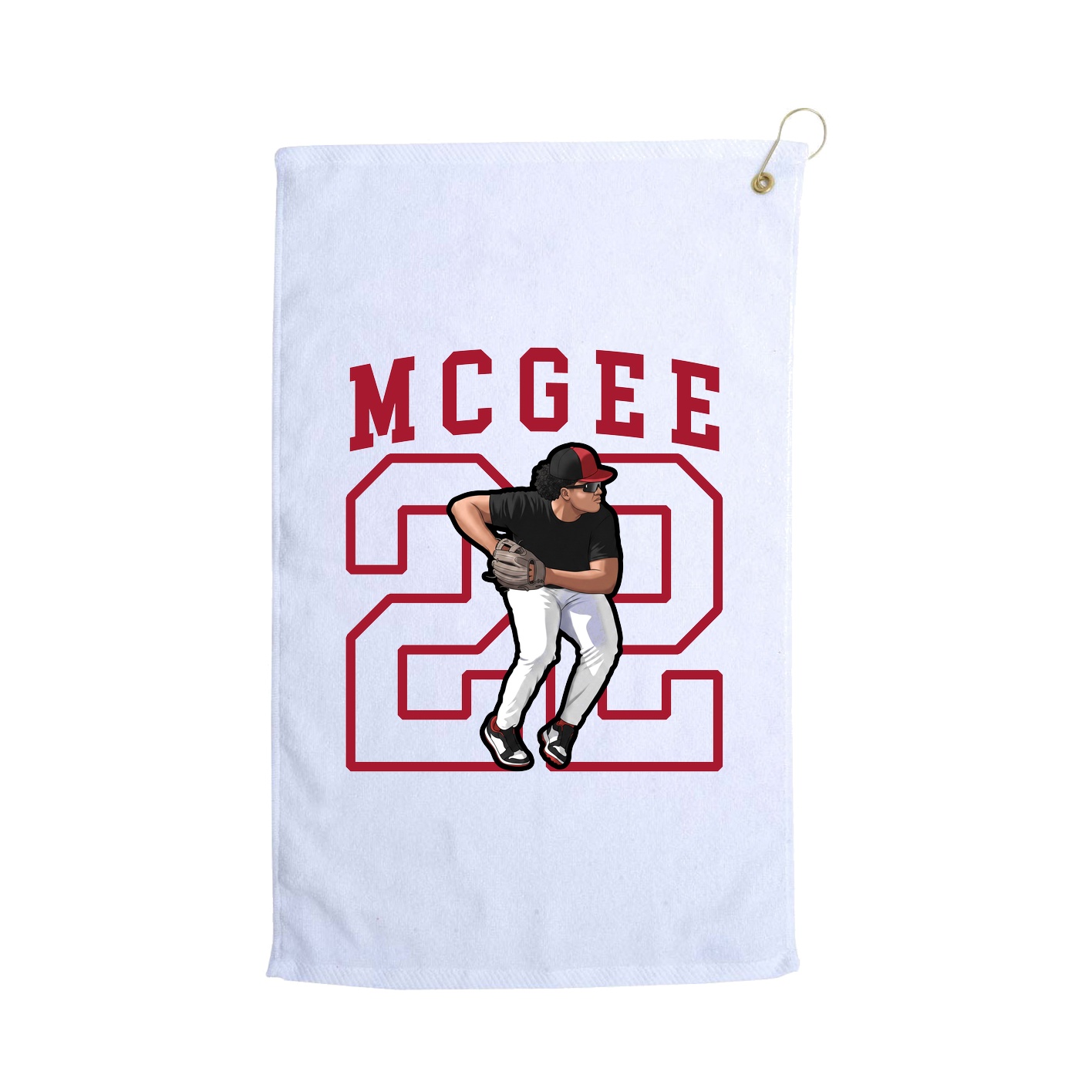 Golf Towel — Shirsey in White