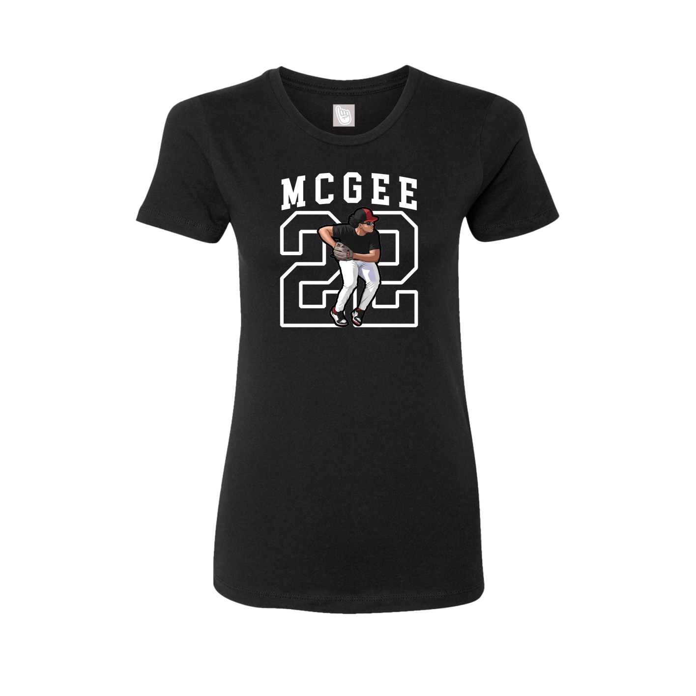 Fitted Women's Tee — Shirsey in Black