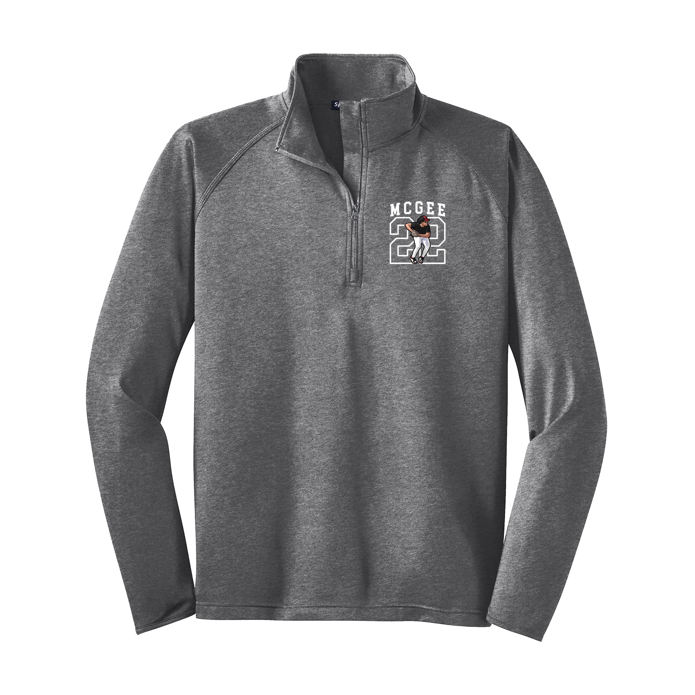Q-Zip Pullover — Shirsey in Grey