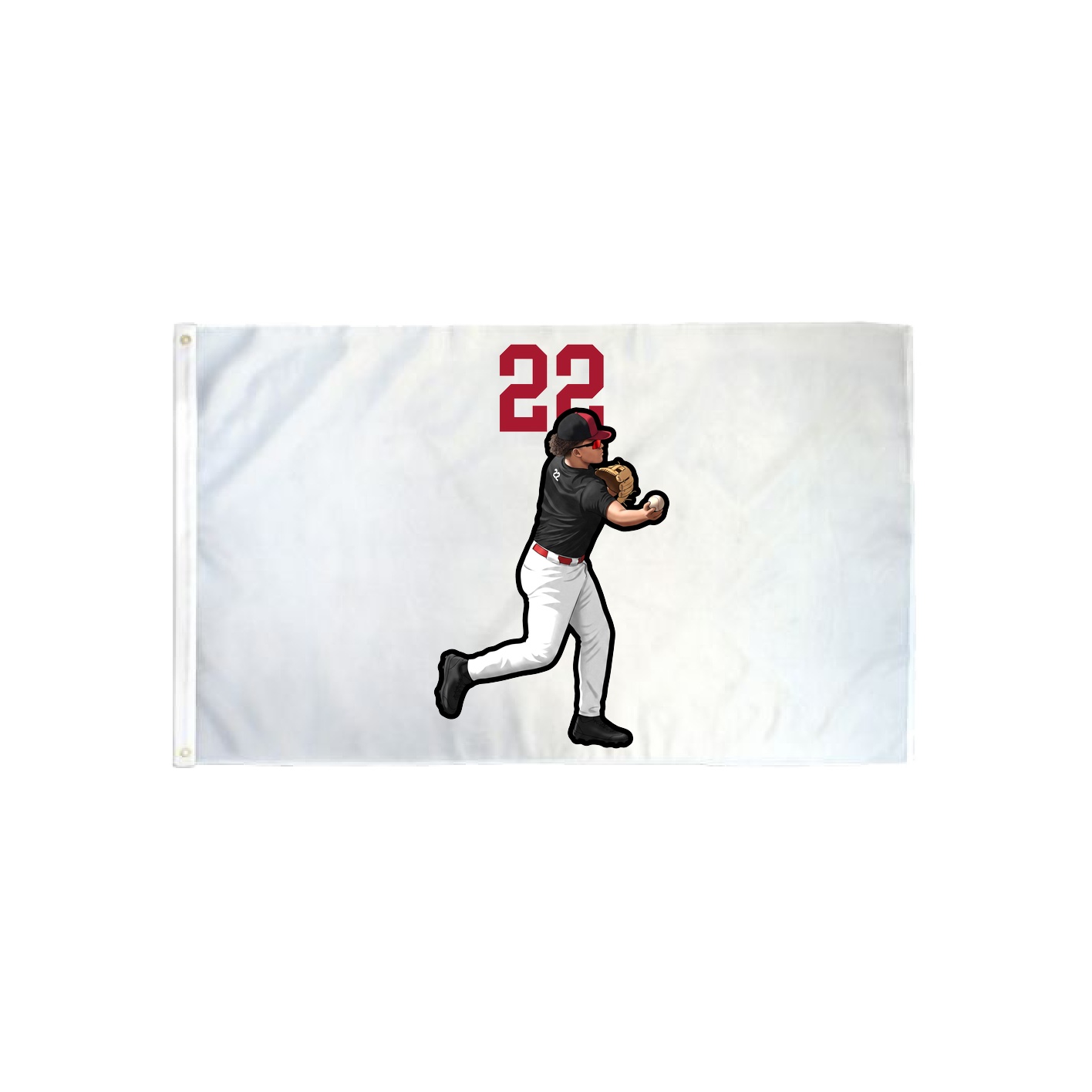 3x5 Flag — Number Top in Classic