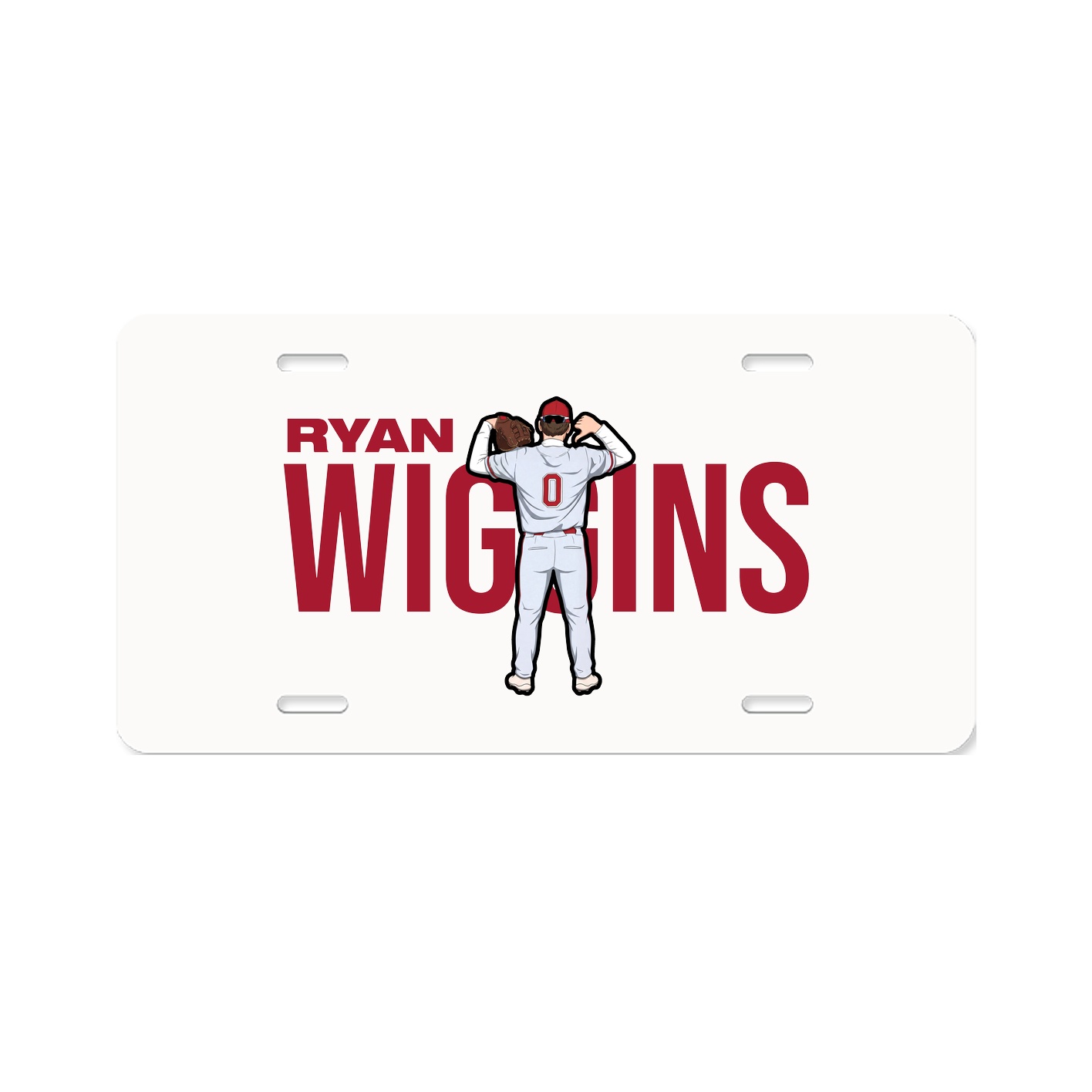 License Plate — Player Name in Classic