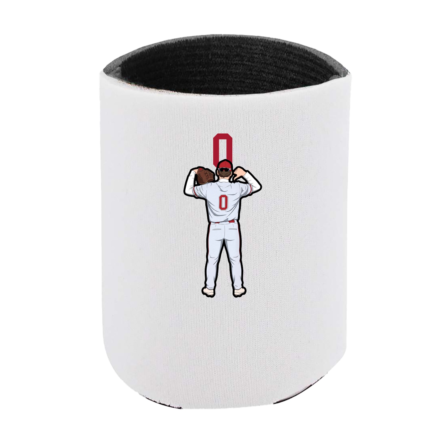 Can Holder — Number Top in White