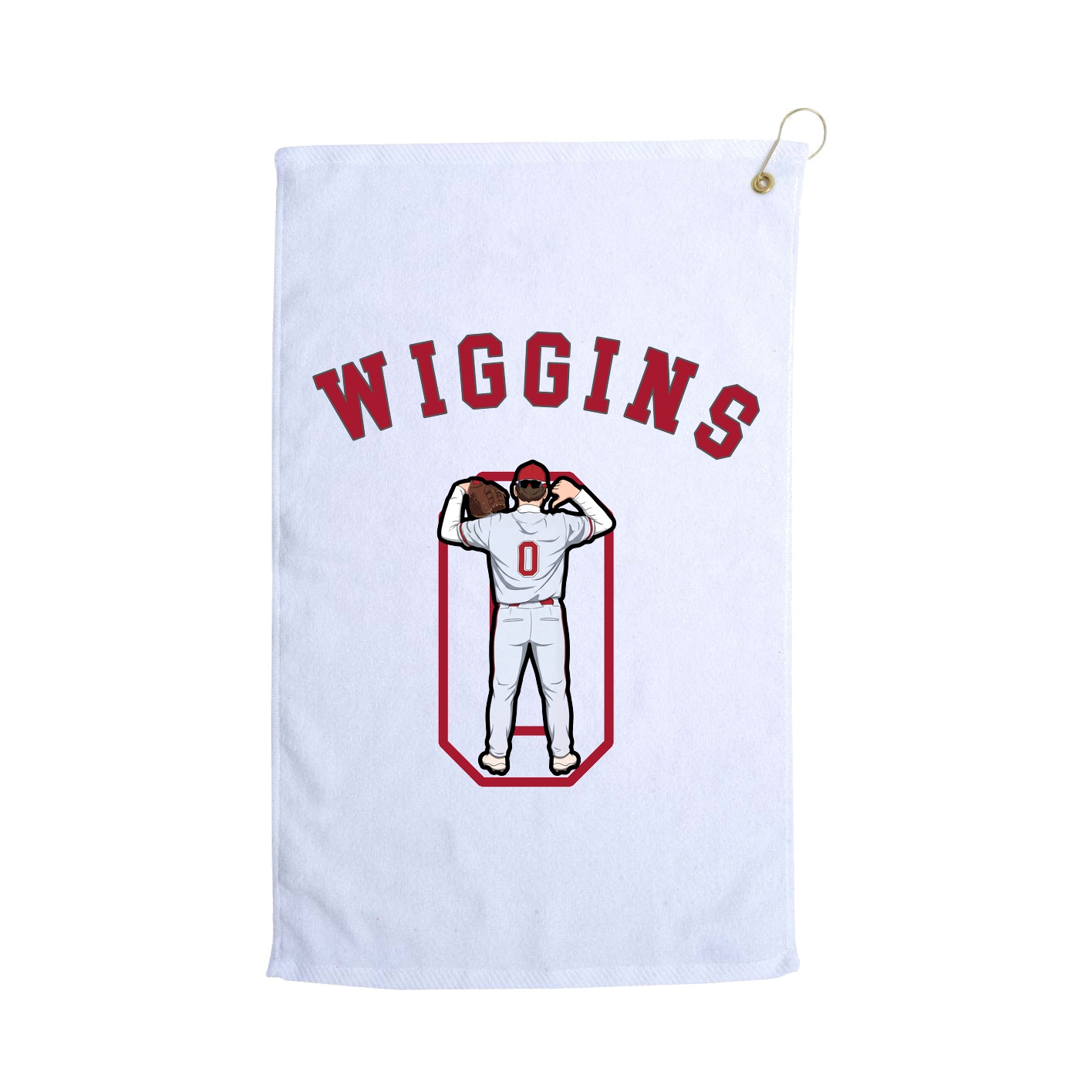 Golf Towel — Shirsey Arch in White