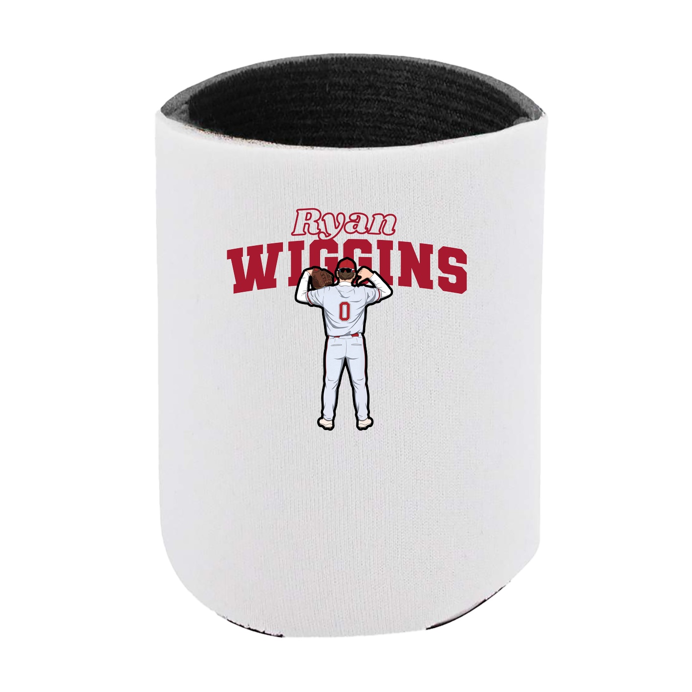 Can Holder — Name Arch in White