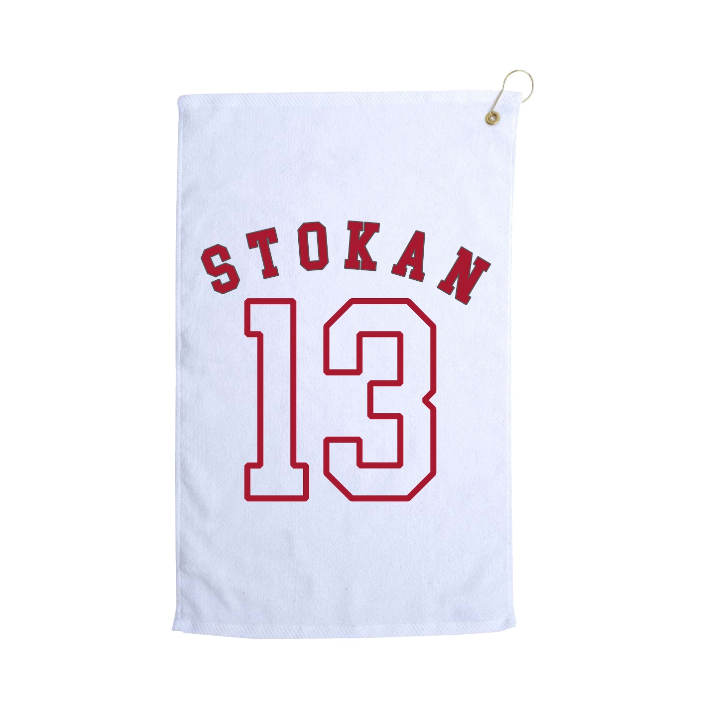 Golf Towel — Shirsey Arch in White