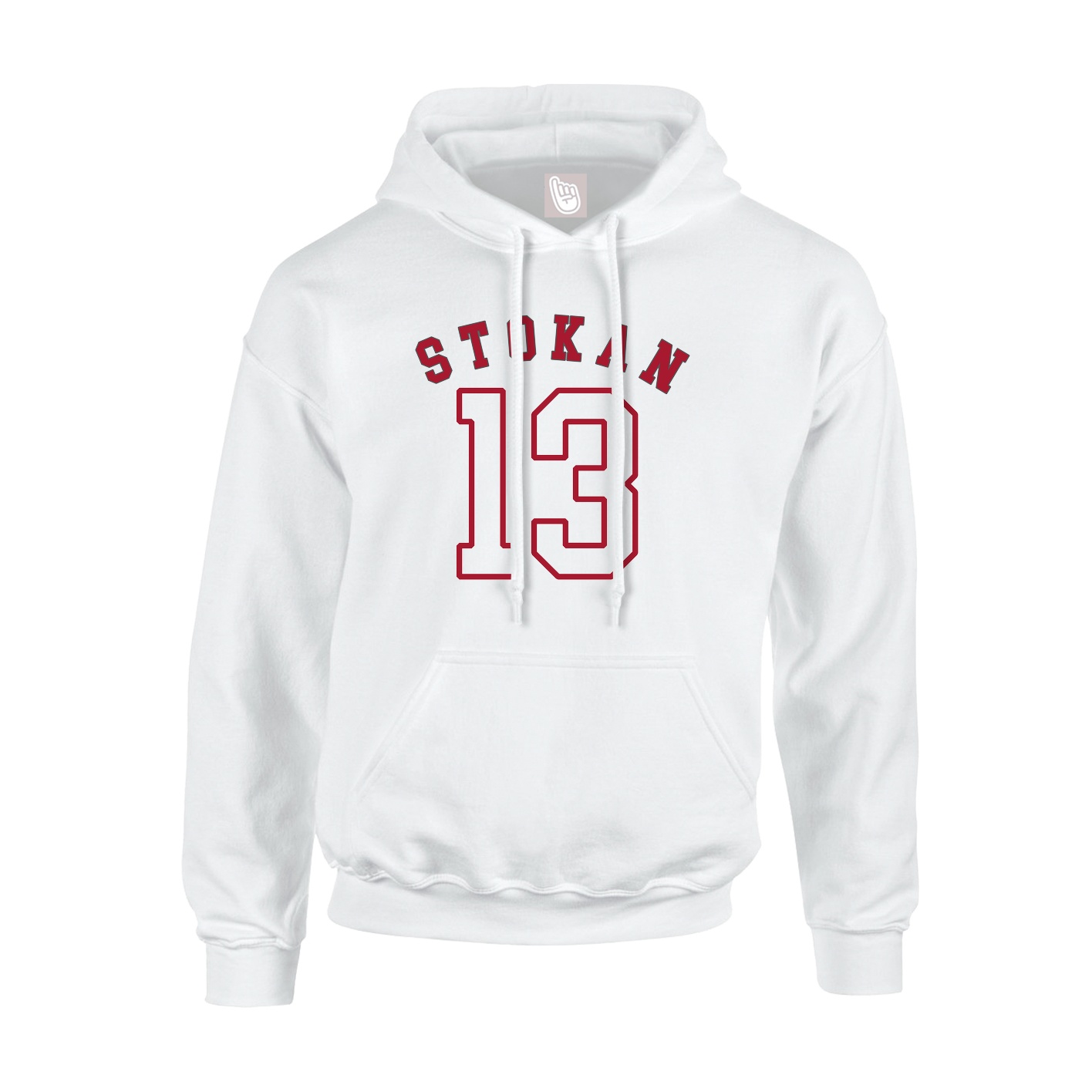 Youth Hoodie — Shirsey Arch in White