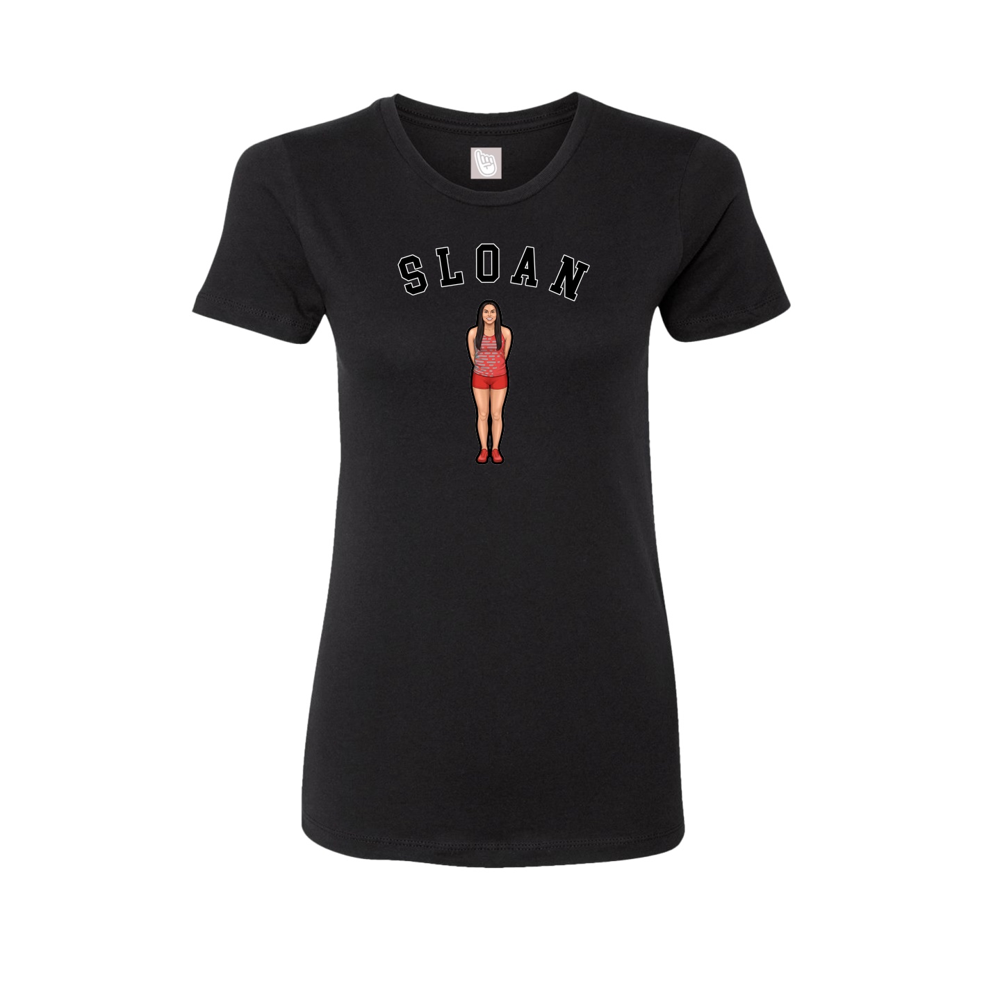 Womens Tee — Shirsey Arch in Black