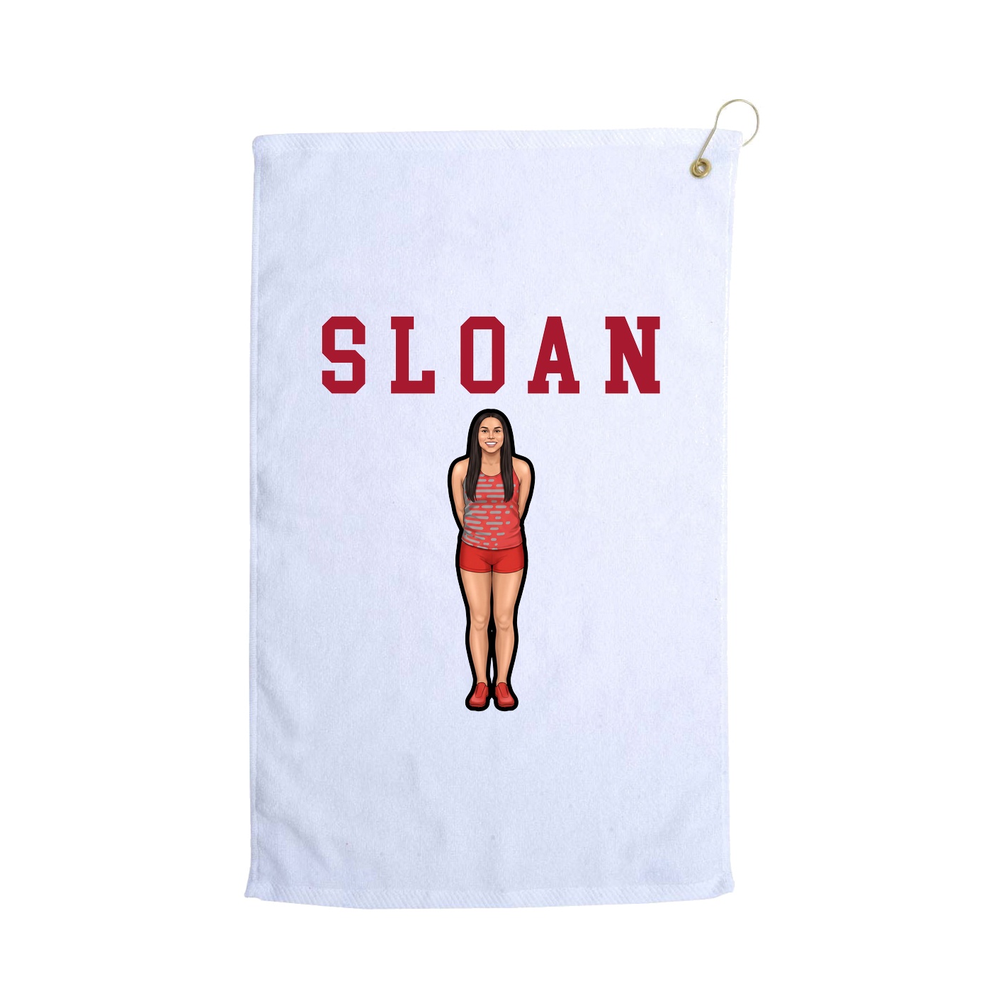 Golf Towel — Shirsey in White