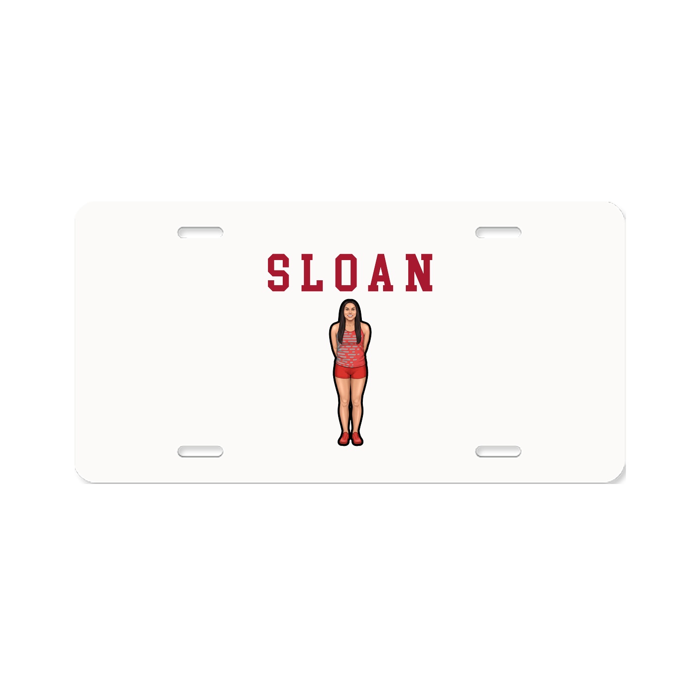 License Plate — Shirsey in Classic