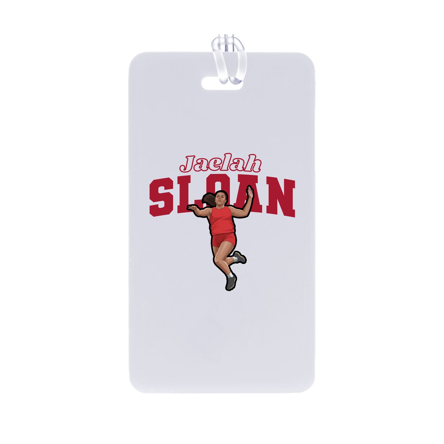Bag Tag — Name Arch in Classic