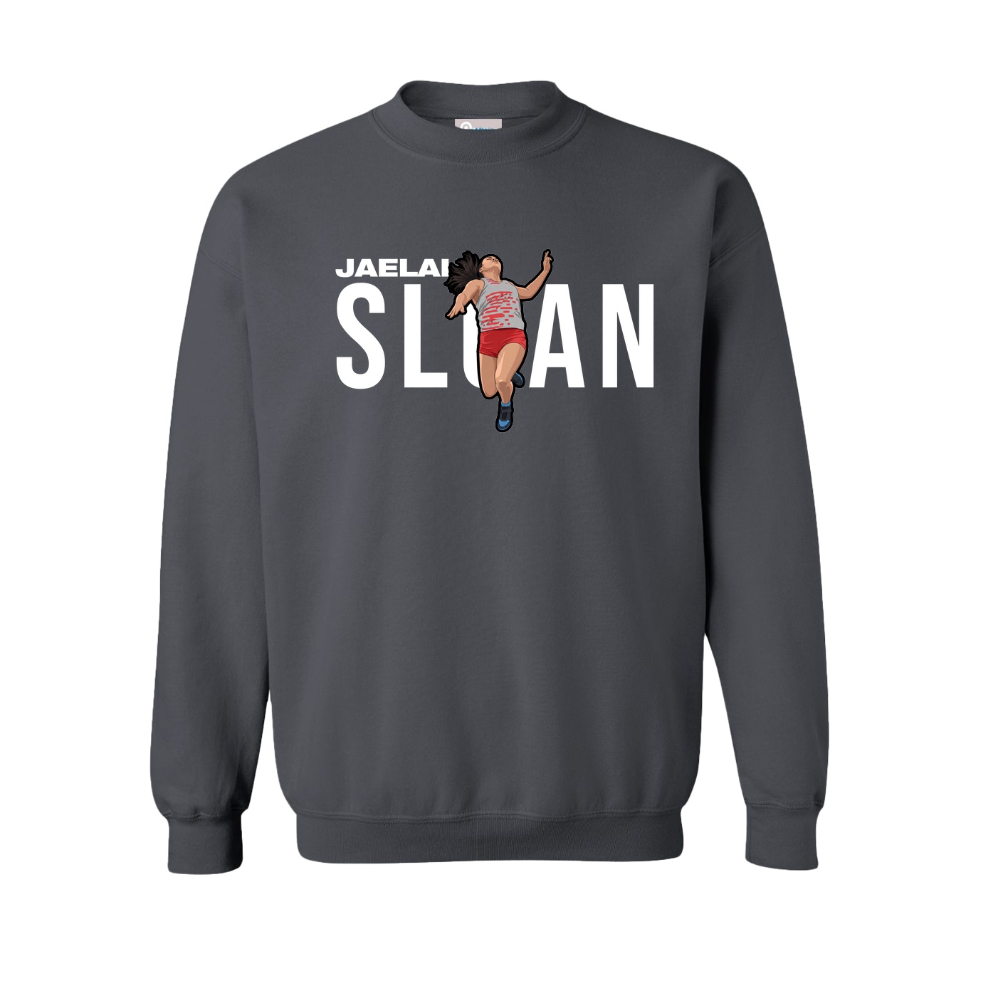 Fleece Crew — Player Name in Grey