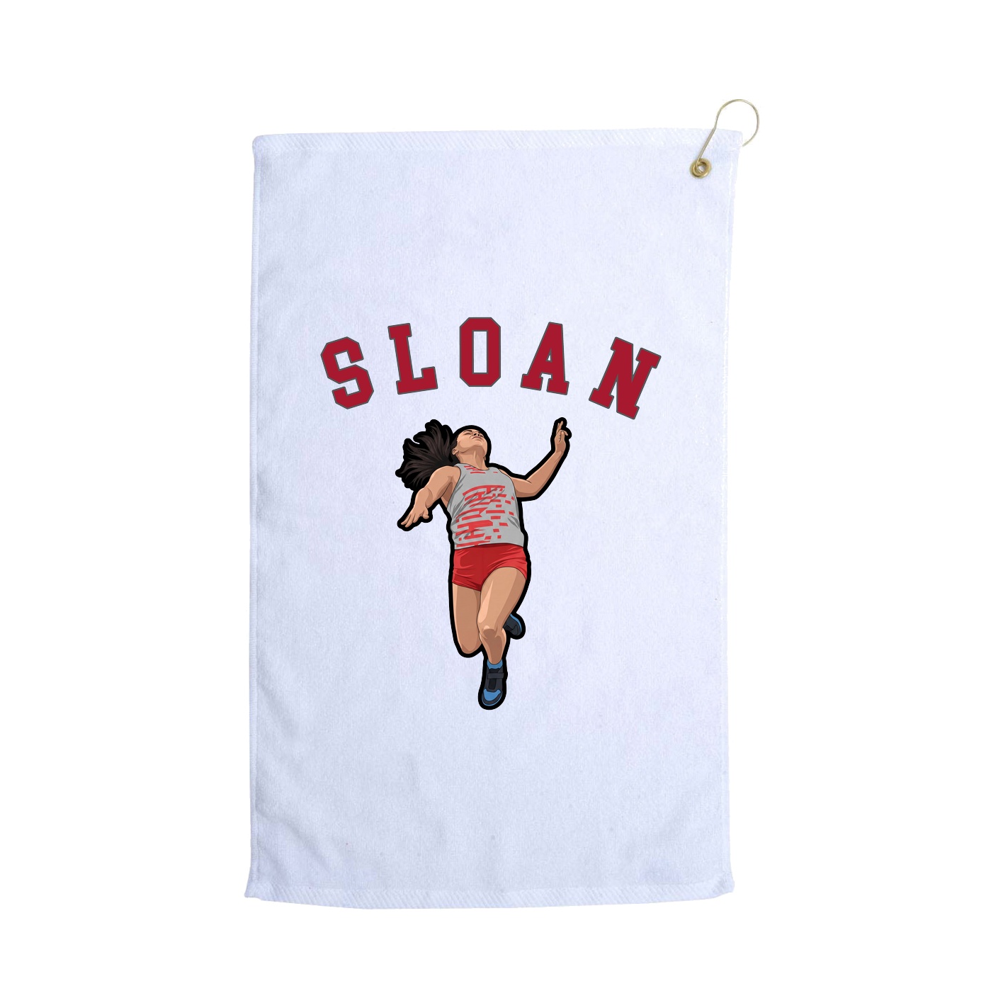 Golf Towel — Shirsey Arch in White