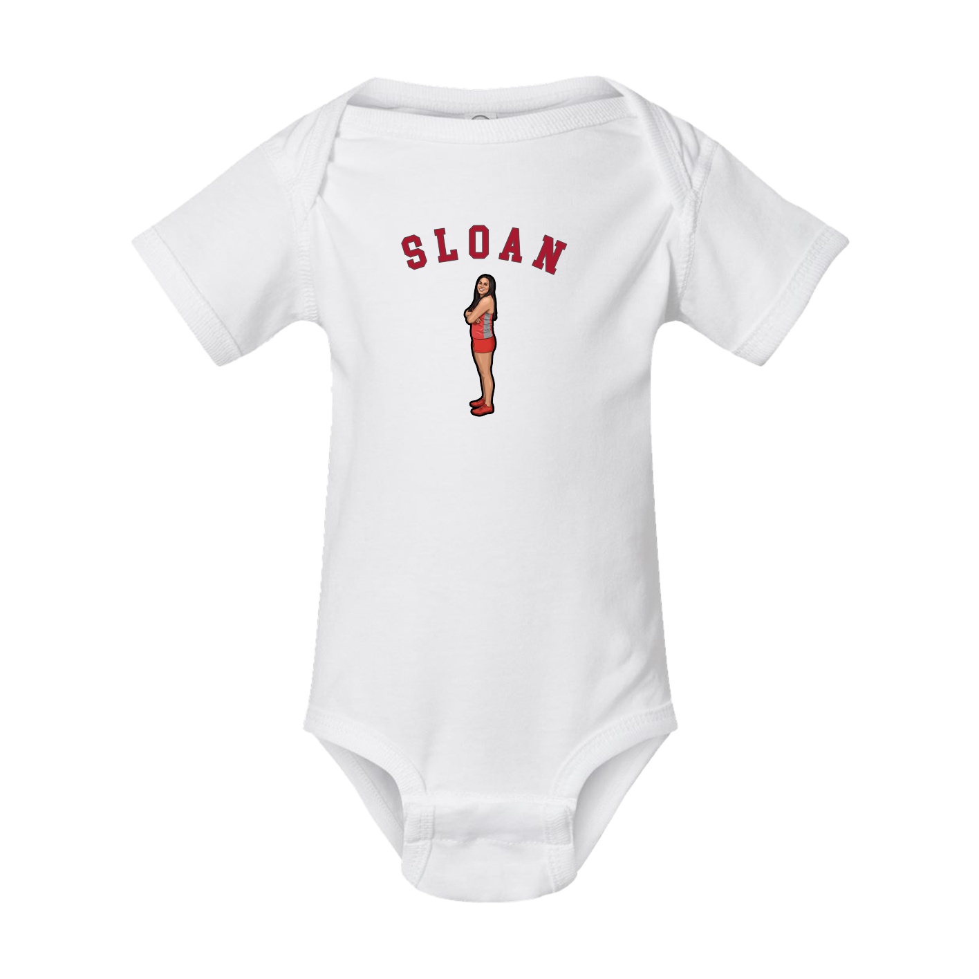 Baby Onesie — Shirsey Arch in White