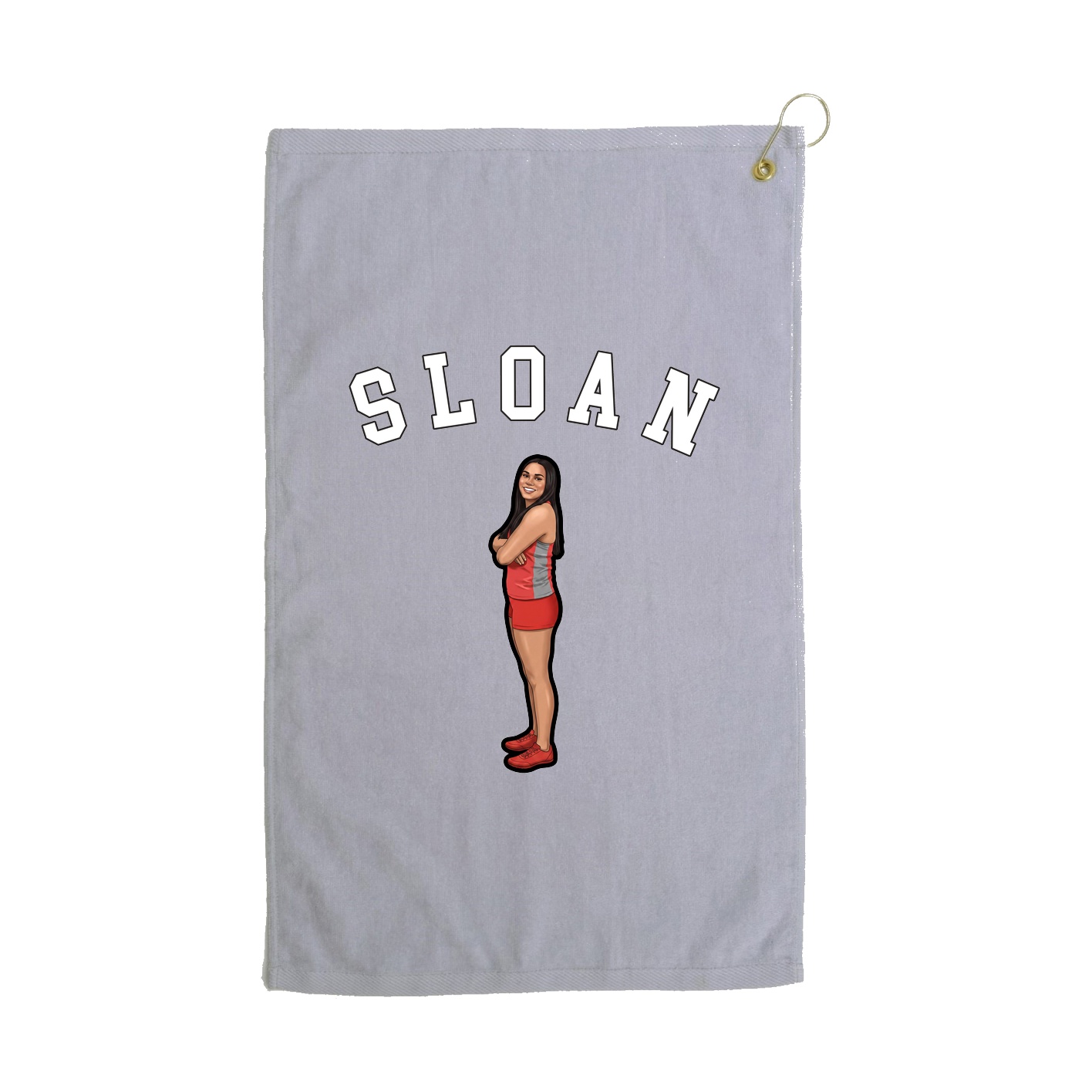 Golf Towel — Shirsey Arch in Grey