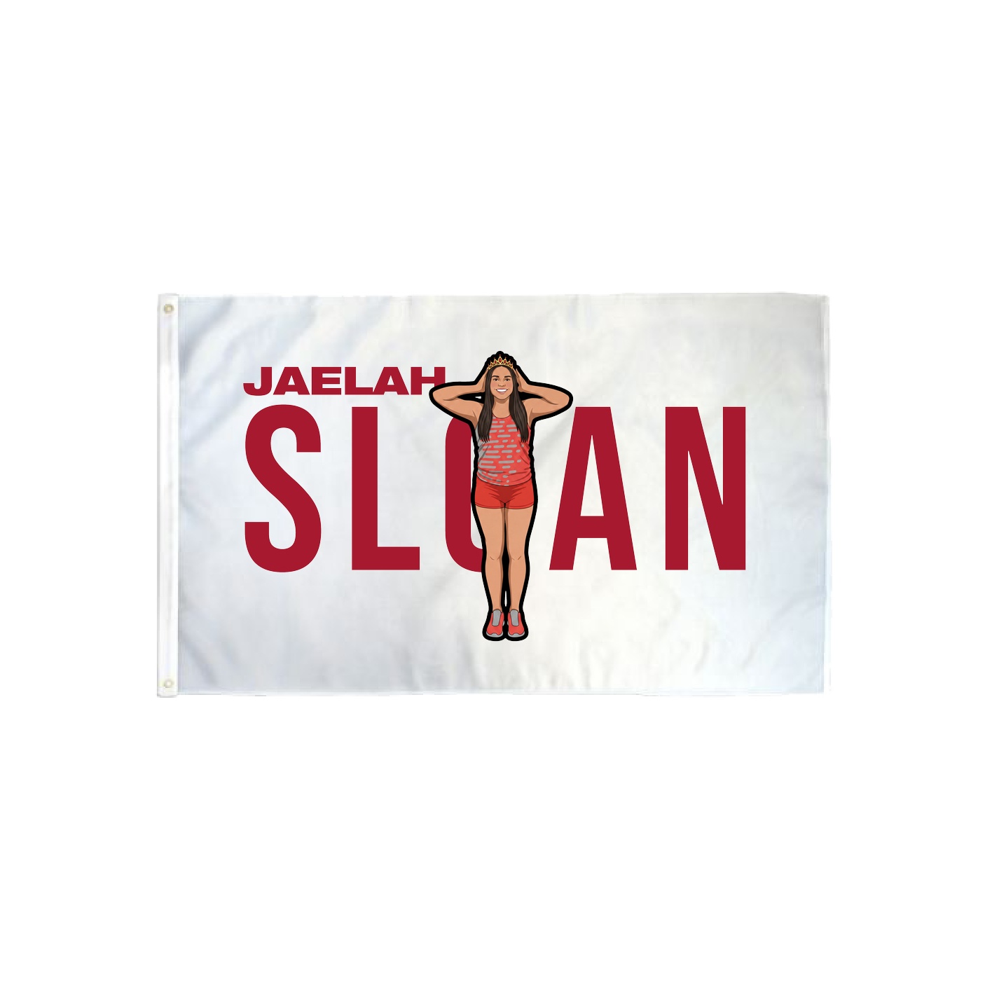 3x5 Flag — Player Name in Classic