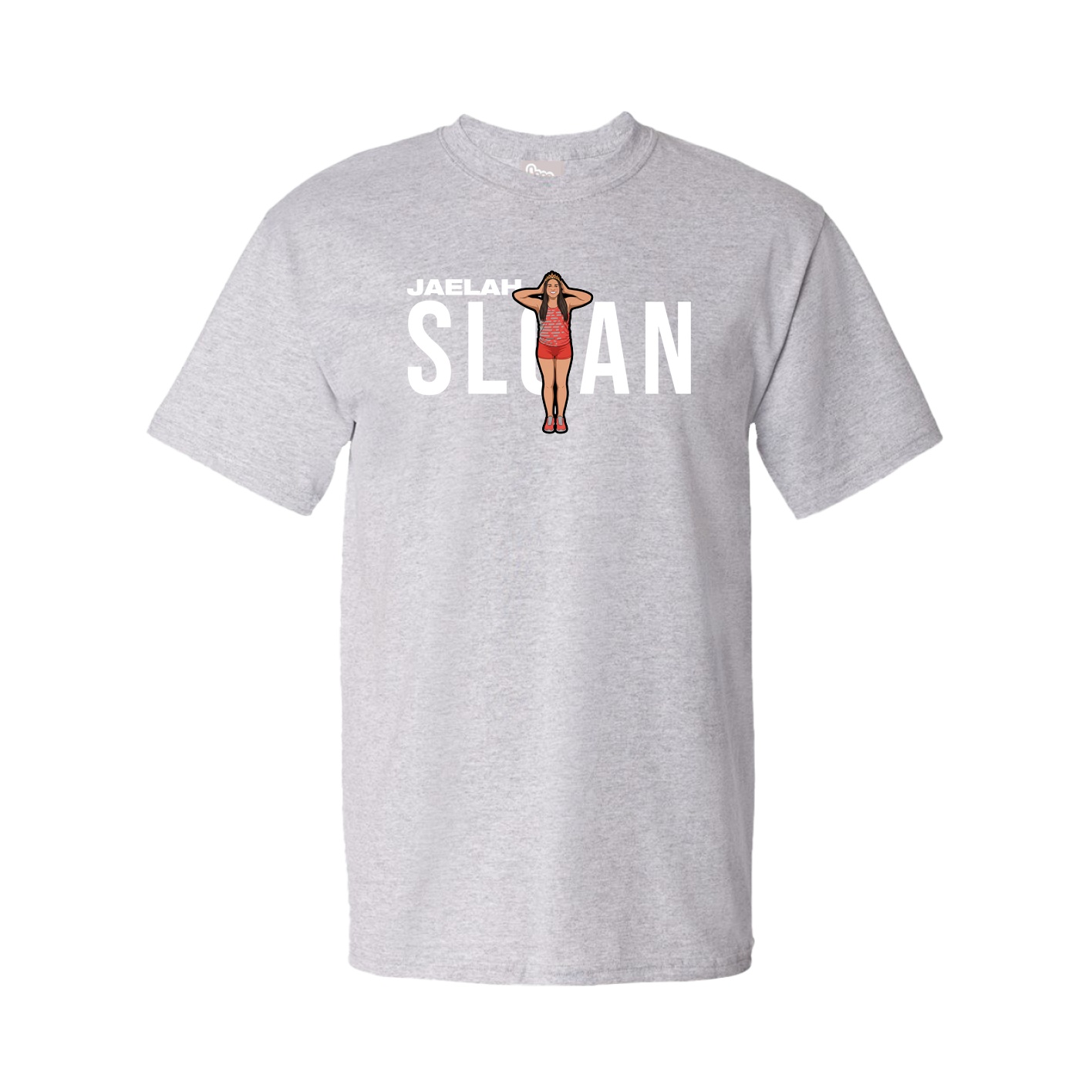 Youth Tee — Player Name in Grey